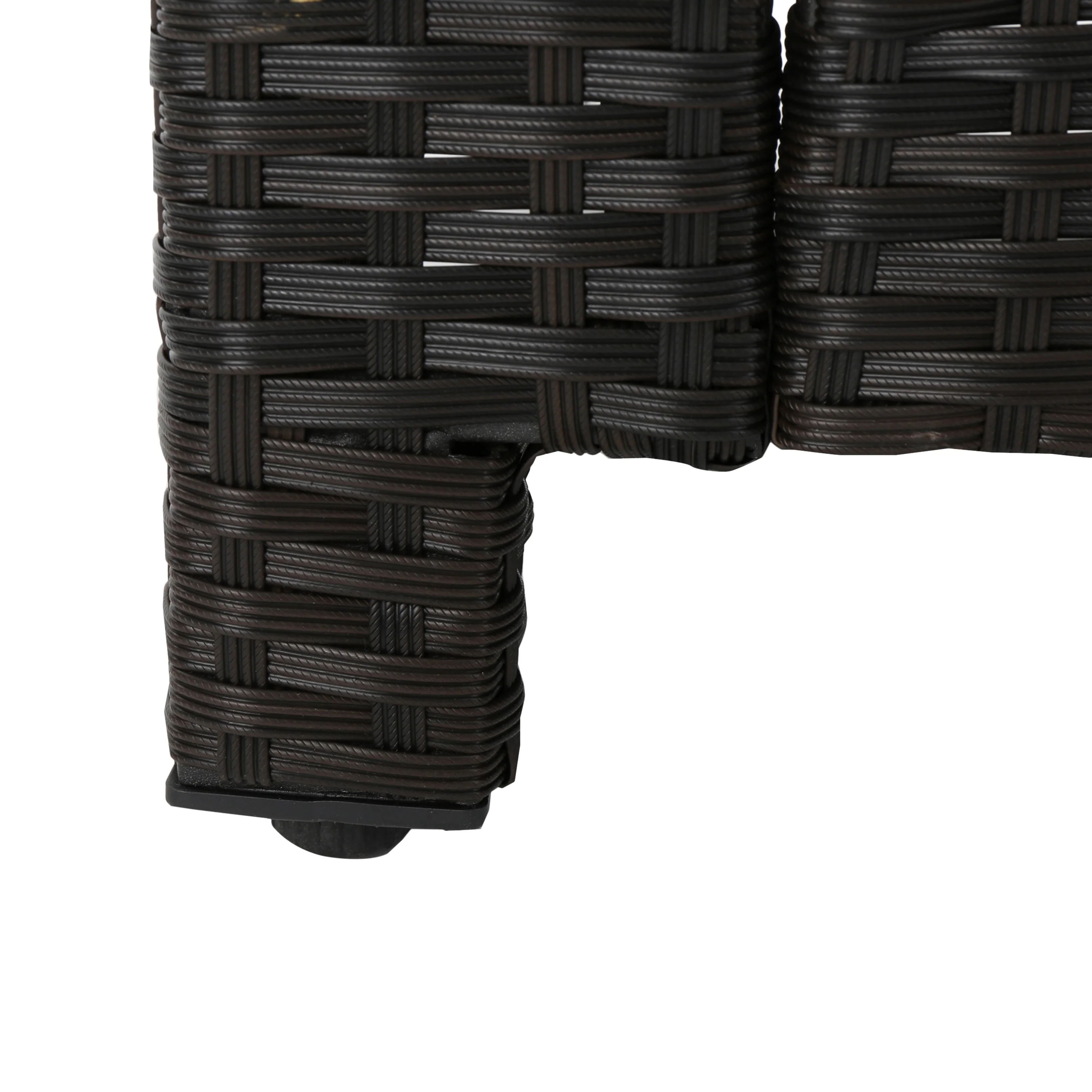 Venice Outdoor PE Wicker Love Seat - furnishings