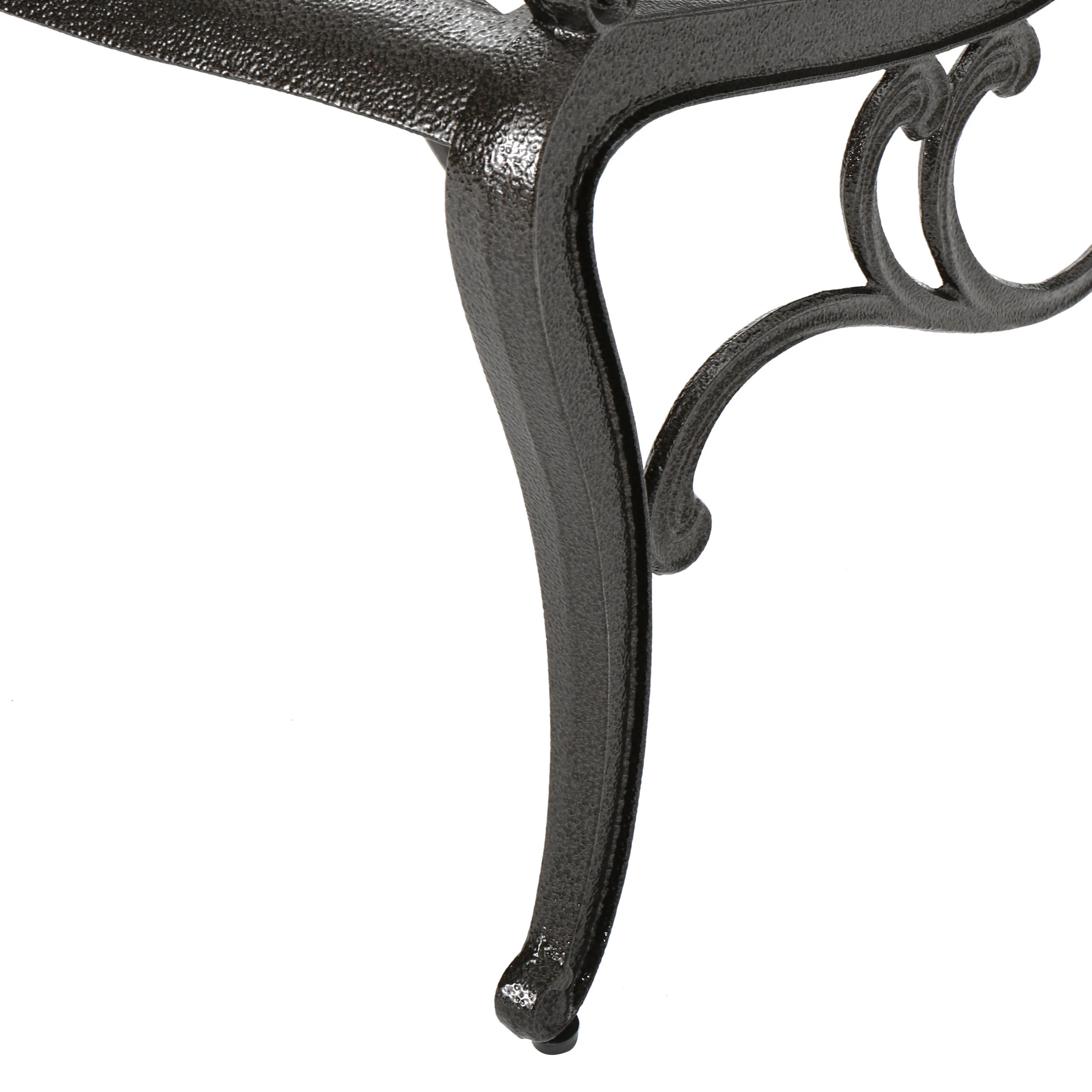 Odena Outdoor 7-piece Cast Aluminum Rectangle Bronze Dining Set - furnishings
