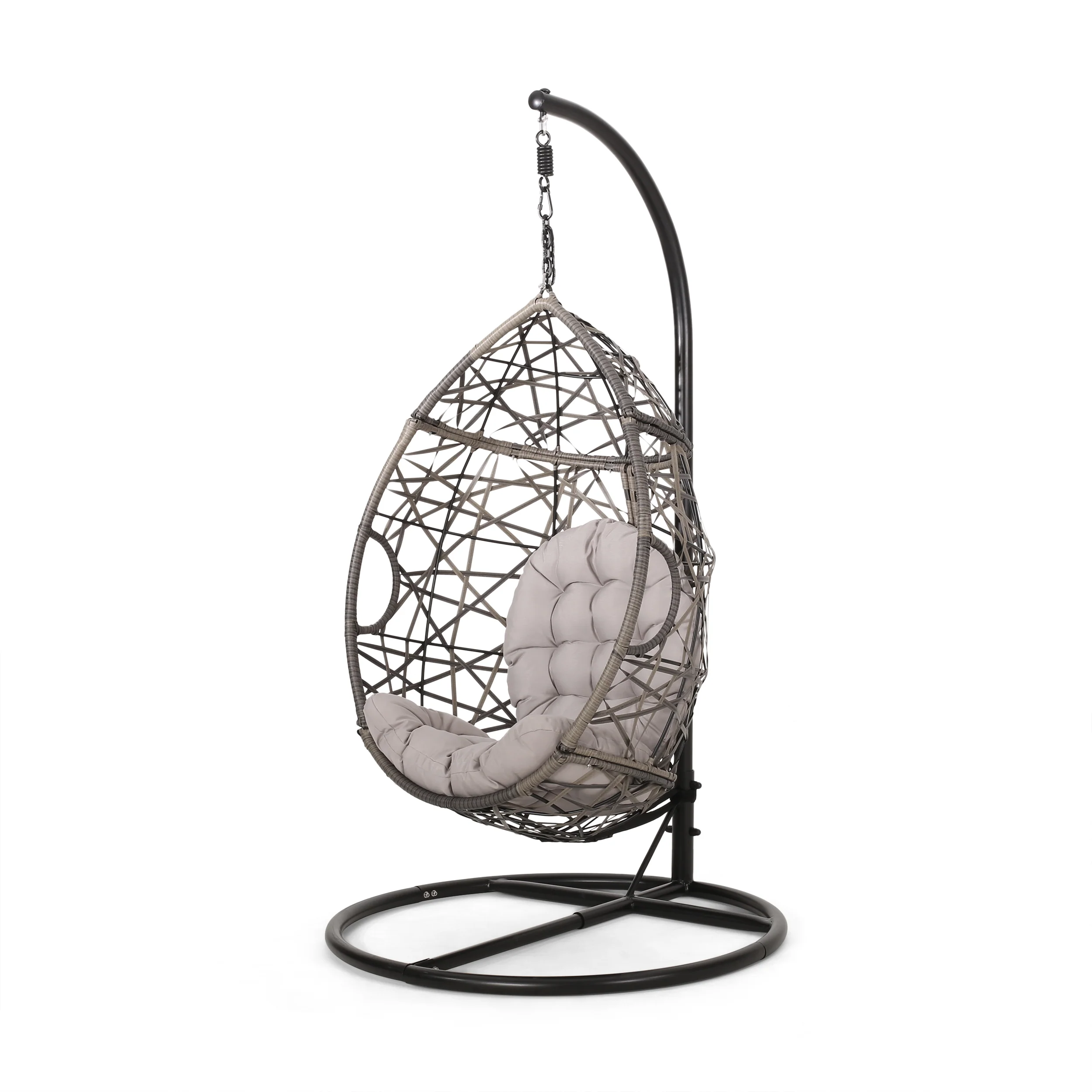 Berkley Outdoor Wicker Hanging Teardrop / Egg Chair - furnishings