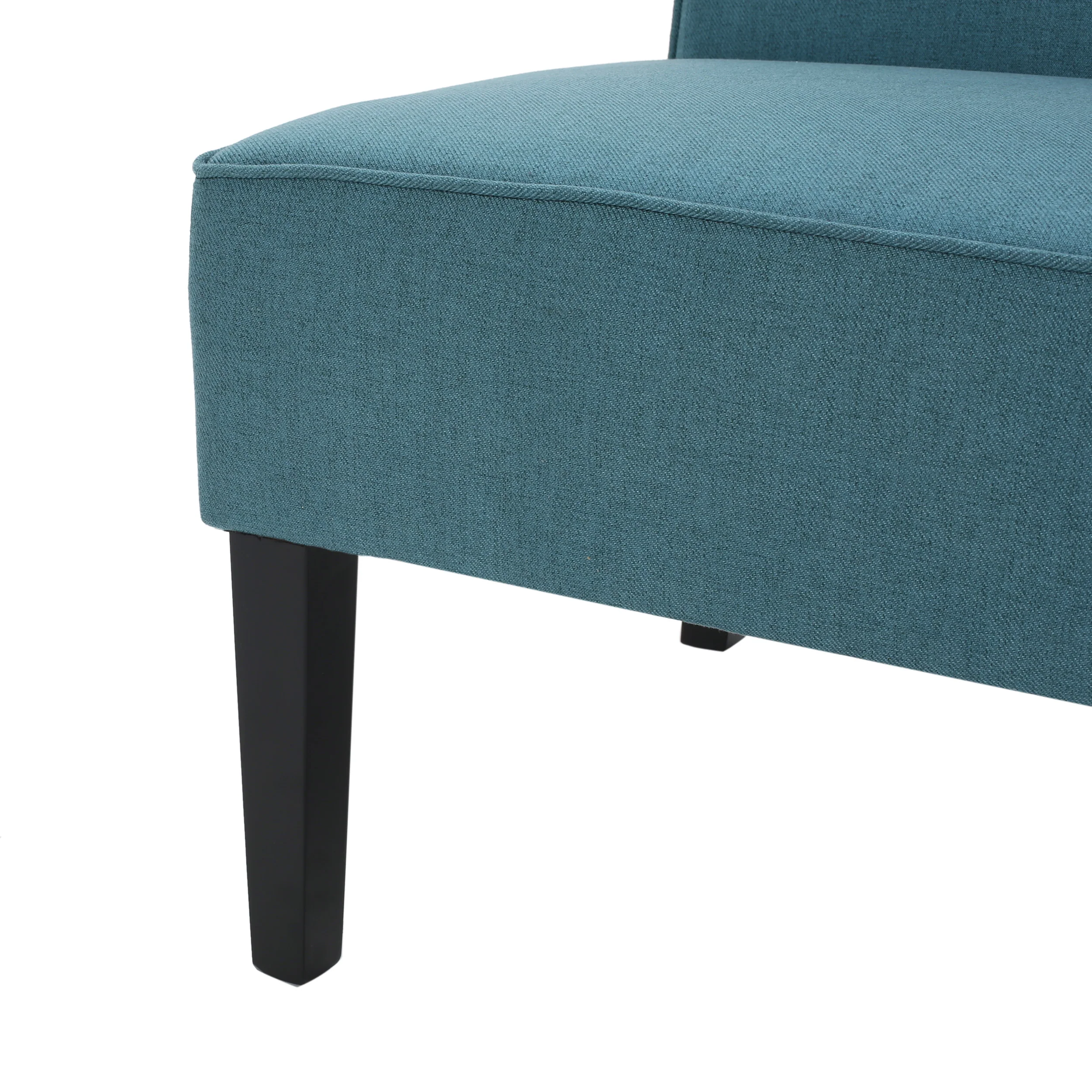 Charlotte Modern Simple Elegant Fabric Settee - furnishings