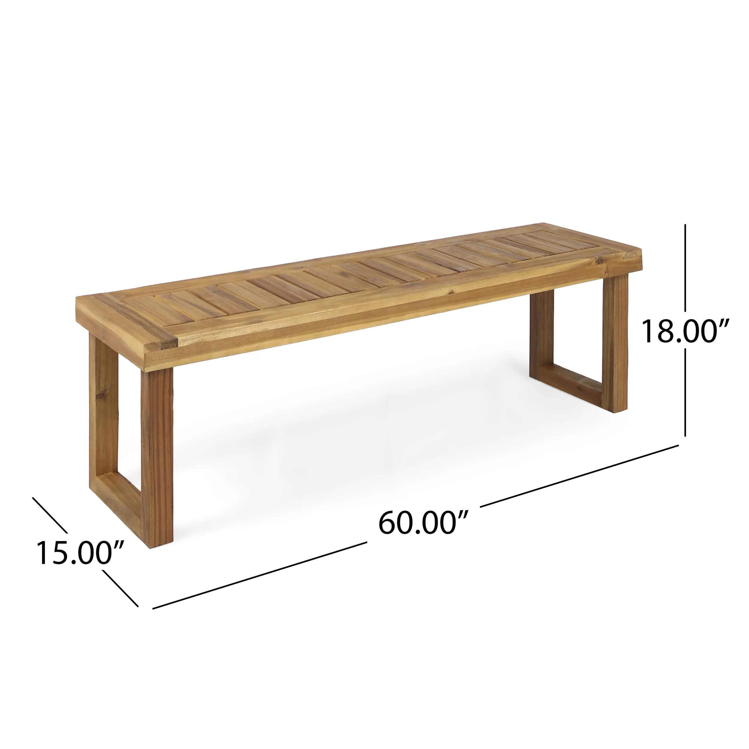 Vickers Outdoor Acacia Wood Picnic Set - furnishings