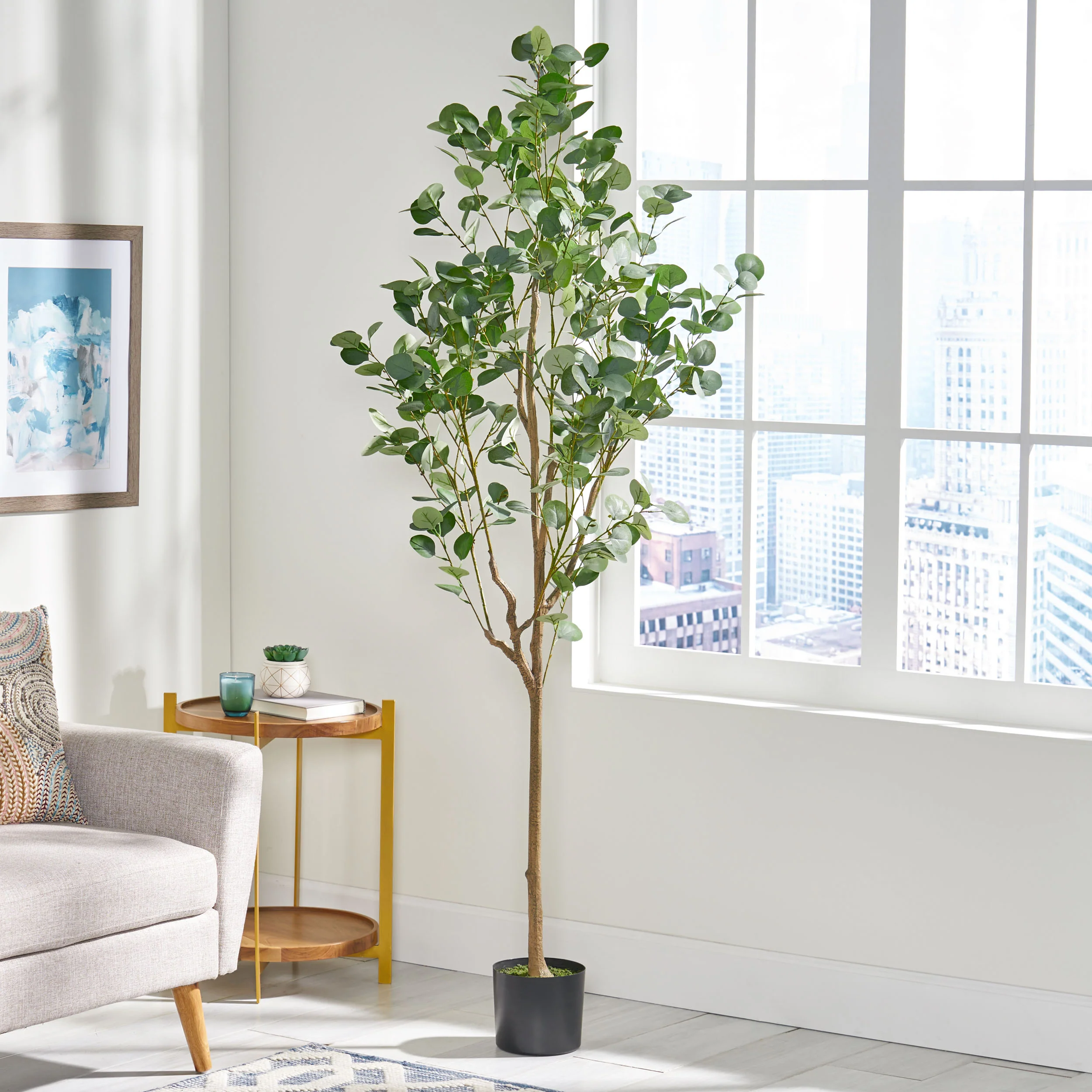 Davos Artificial Eucalyptus Tree - furnishings