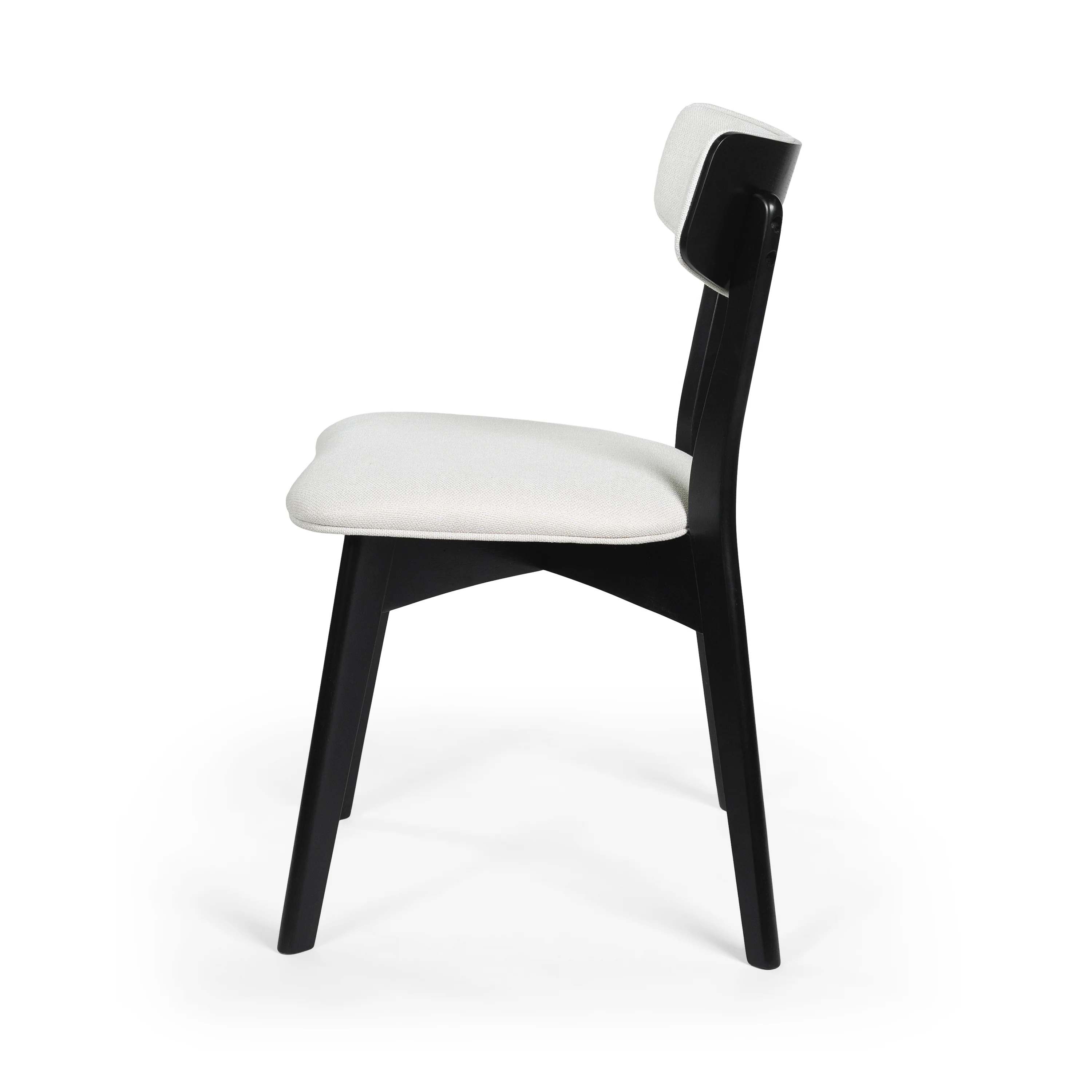 Crystal Mid Century Modern Fabric Upholstered Dining Chairs, Set of 2 - furnishings