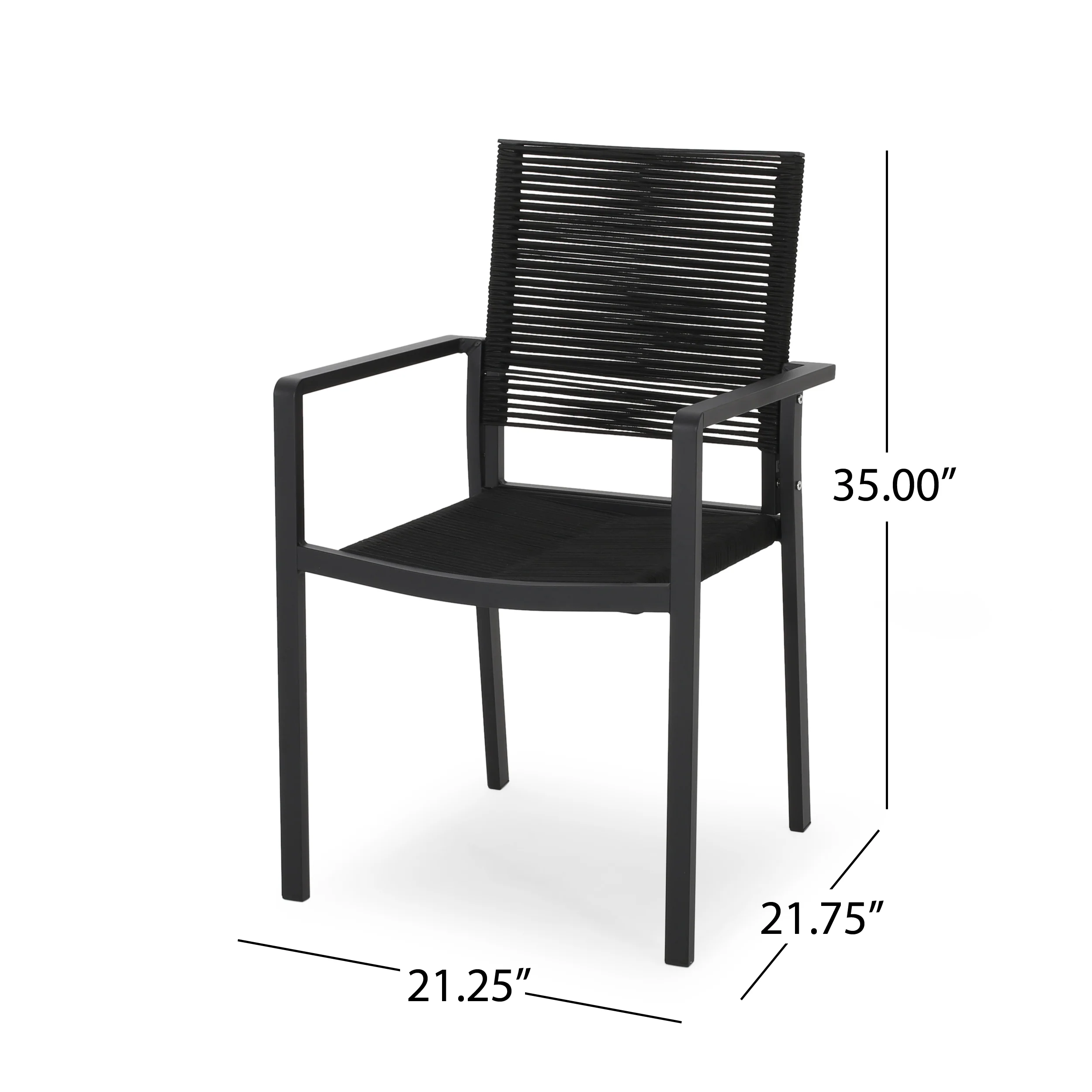 Layni Outdoor Modern 6 Seater Aluminum Dining Set with Expandable Table - furnishings