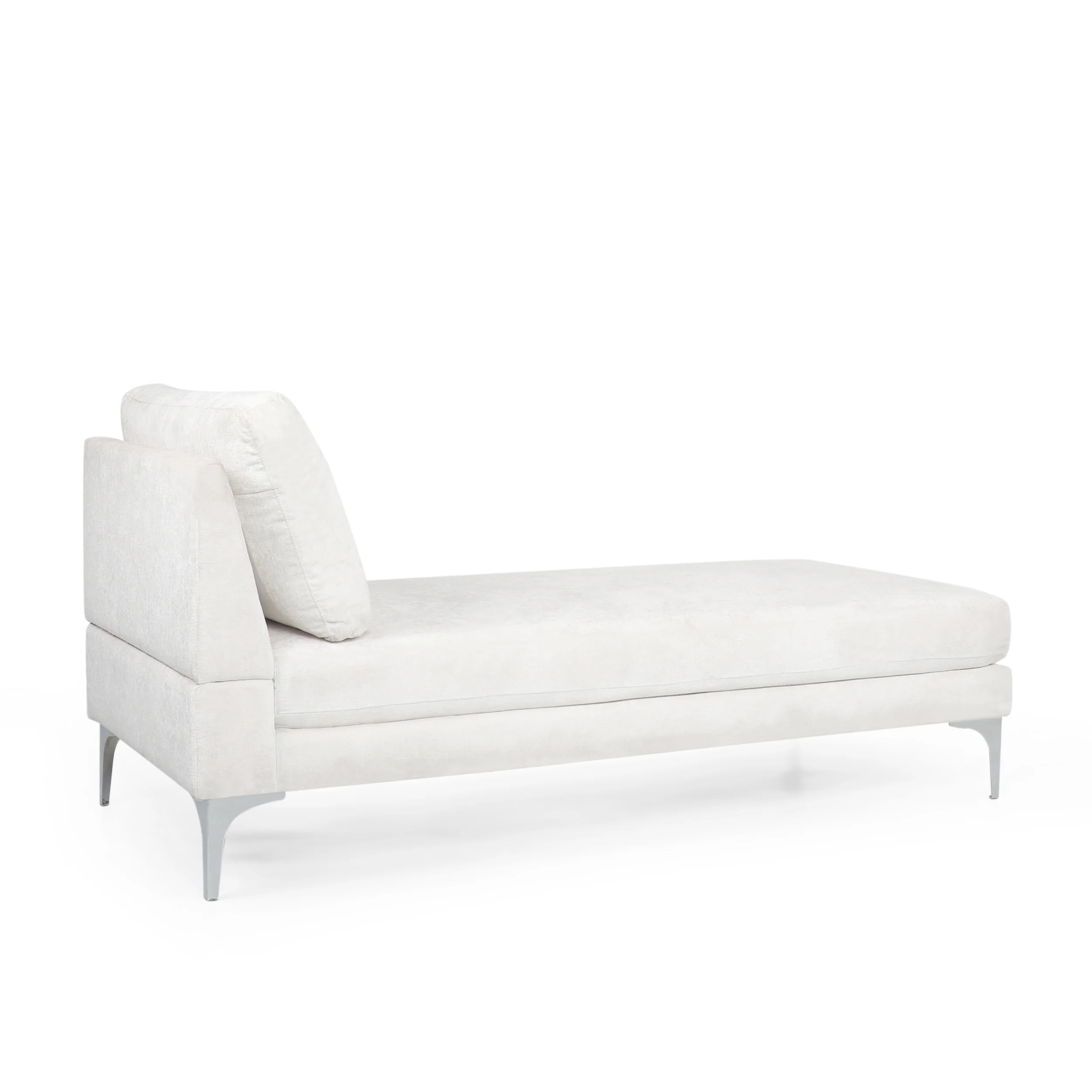Makenleigh Contemporary Fabric Chaise Lounge - furnishings