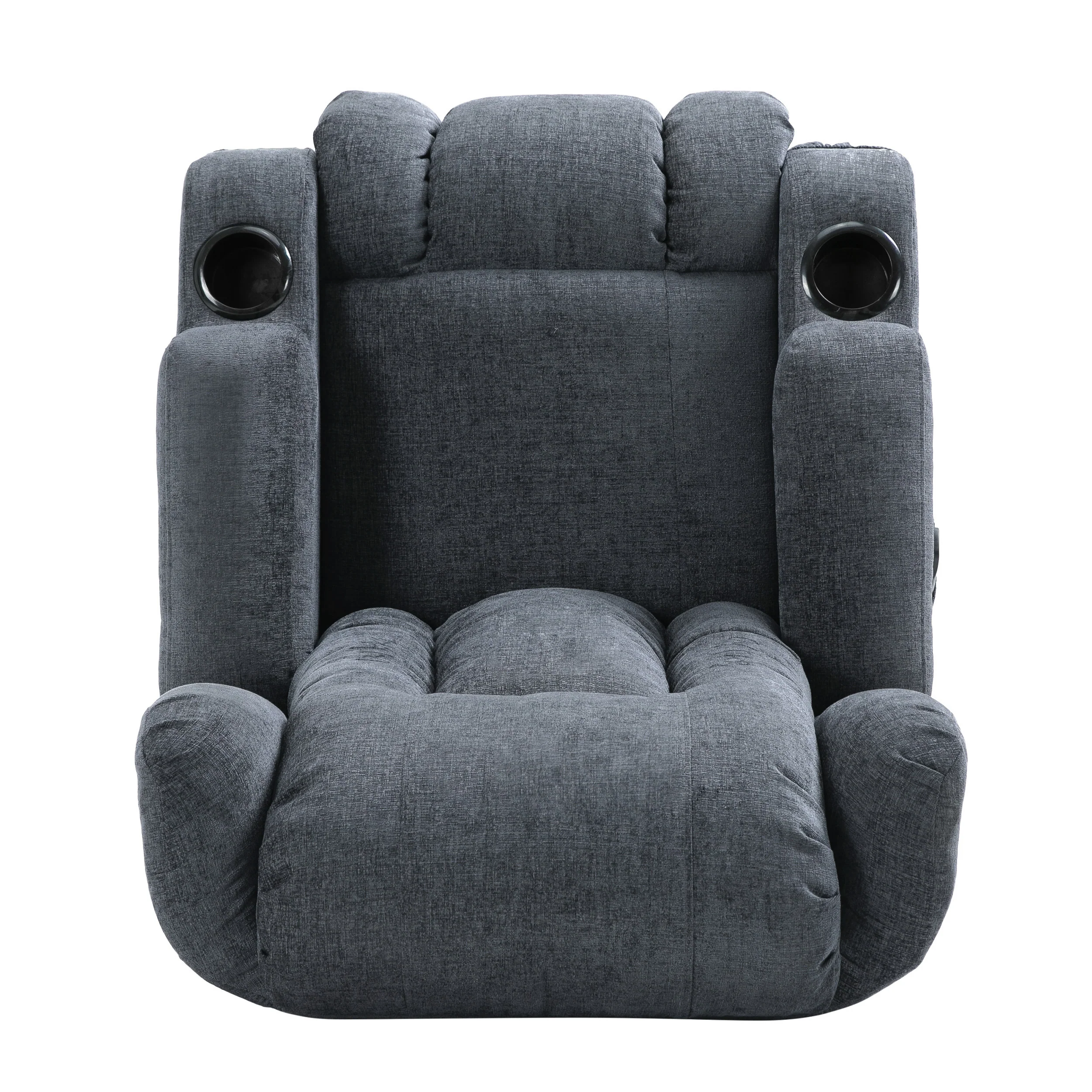 Ellerslie Contemporary Pillow Tufted Massage Recliner - furnishings