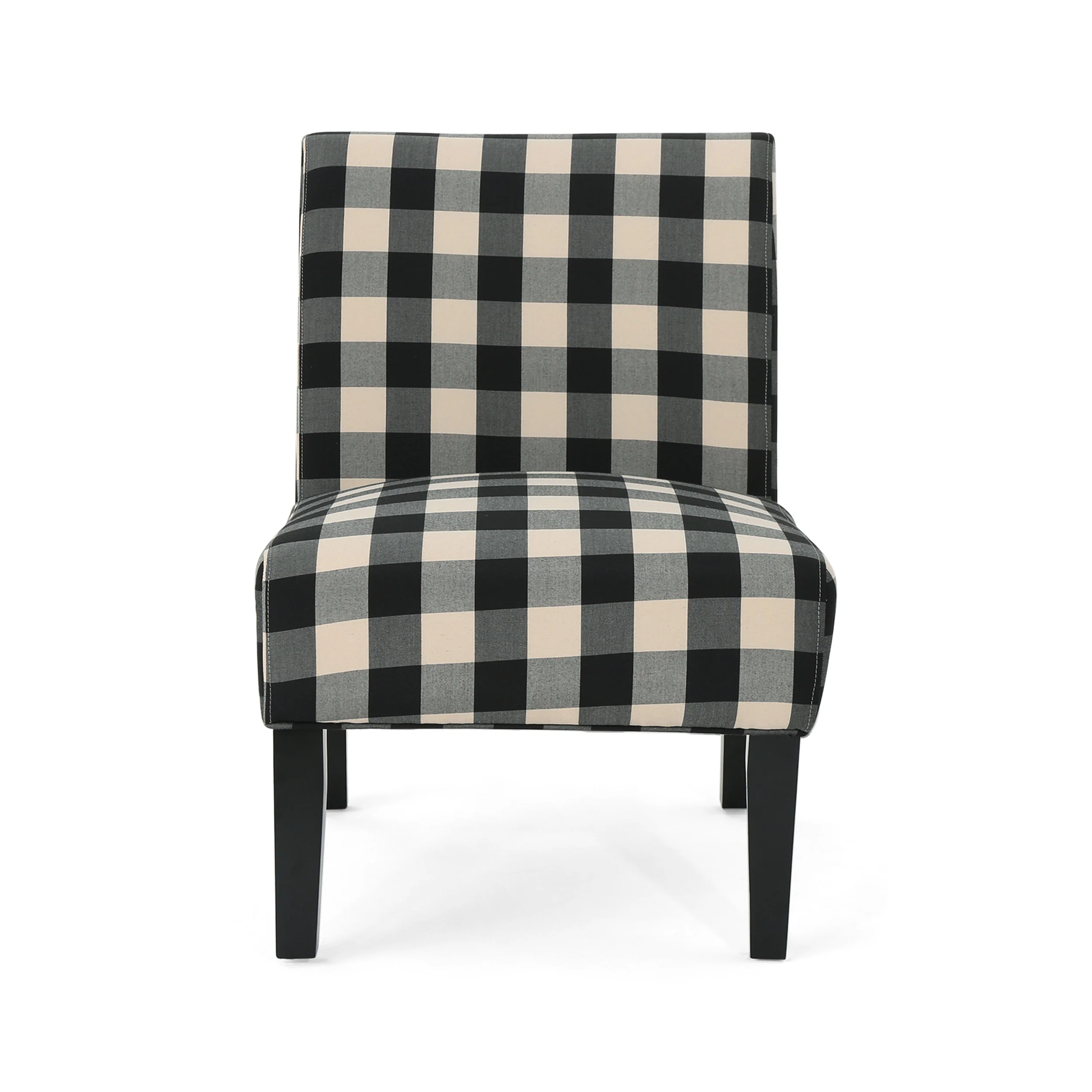 Kendal Contemporary Fabric Slipper Accent Chair - furnishings