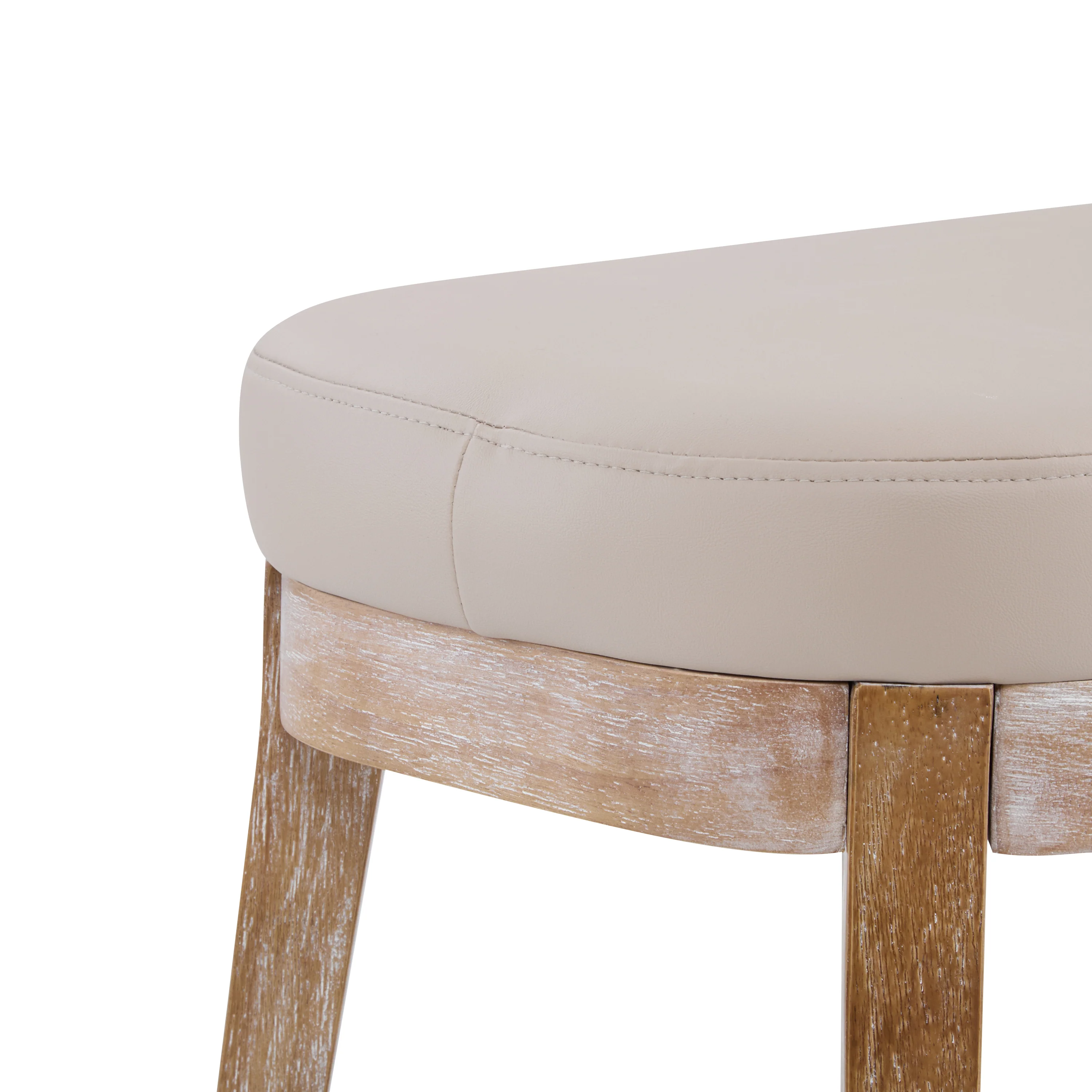 Andromedo Modern Upholstered PU Leather Ottoman Bench - furnishings