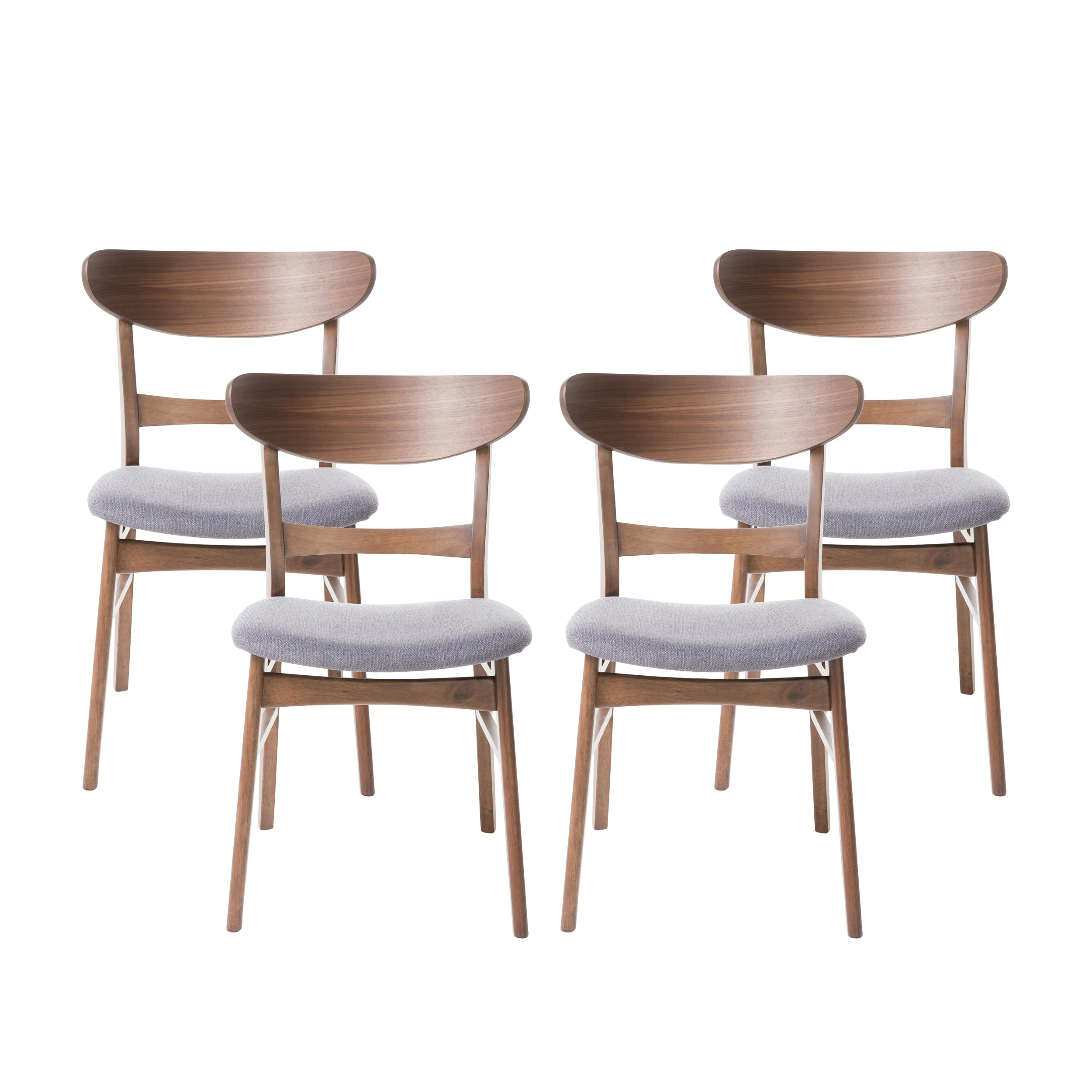 Isador Mid-Century Modern Dining Chairs (Set of 4) - furnishings