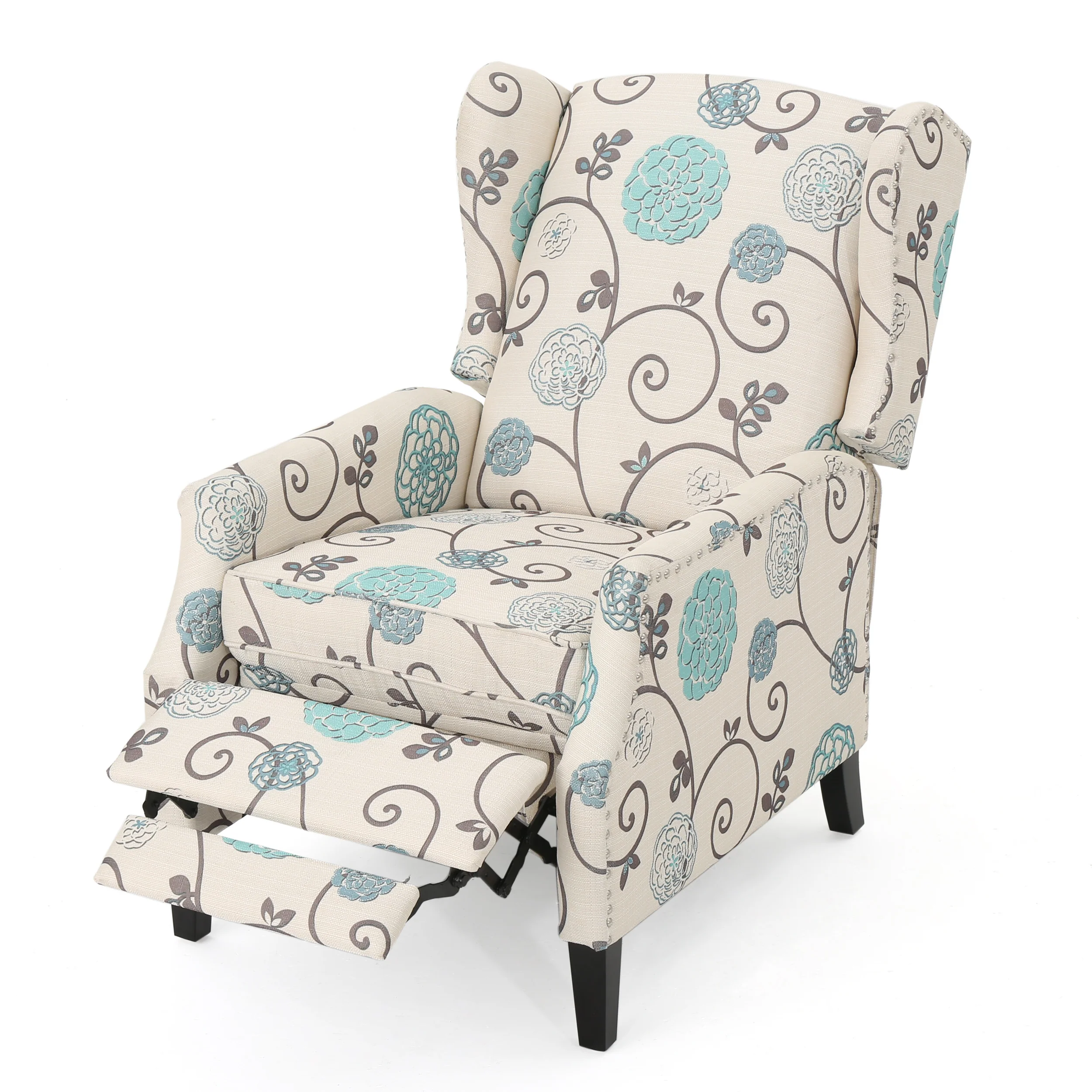 Weyland Contemporary Fabric Recliner (Set of 2) - furnishings
