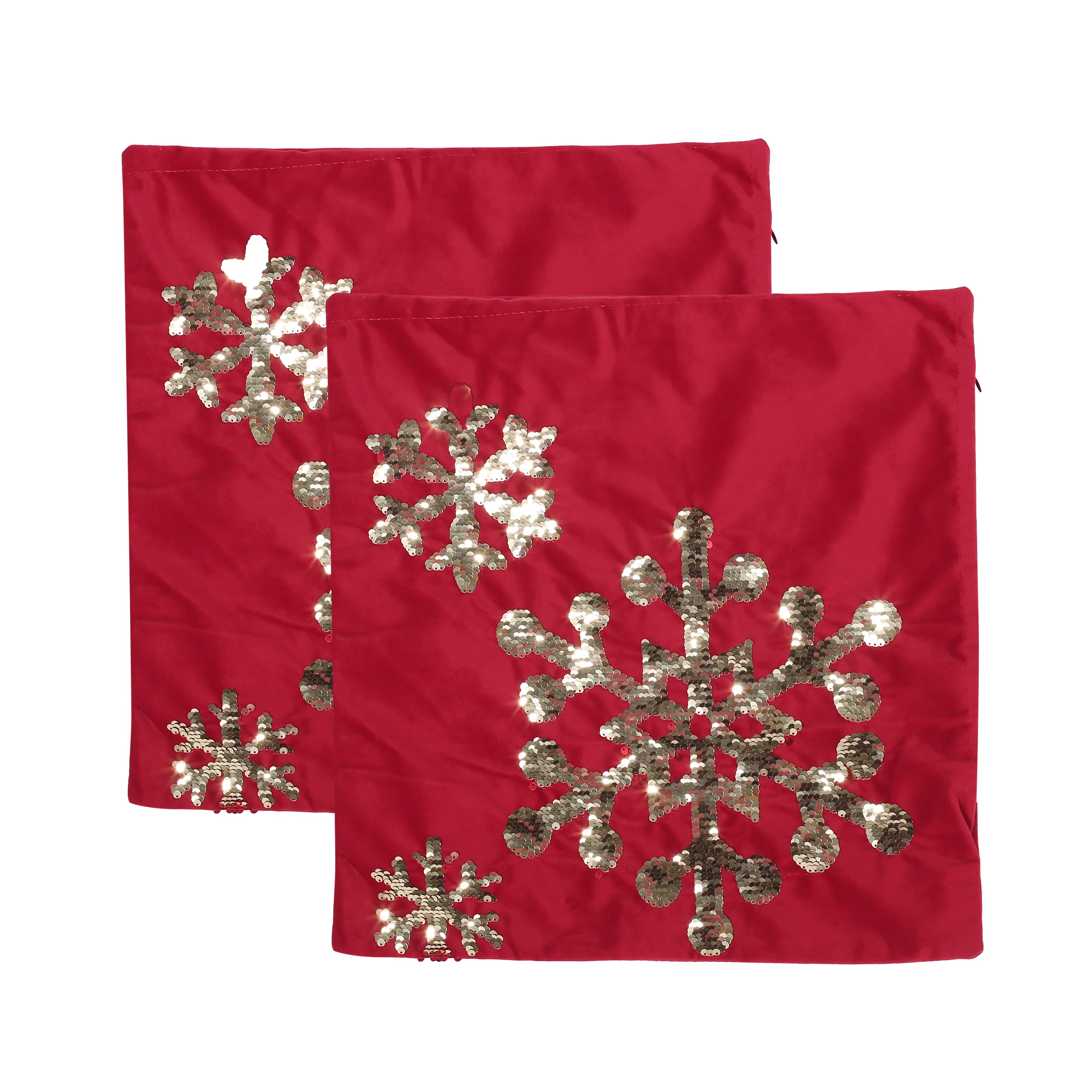 Geary Glam Velvet Christmas Throw Pillow Cover - furnishings