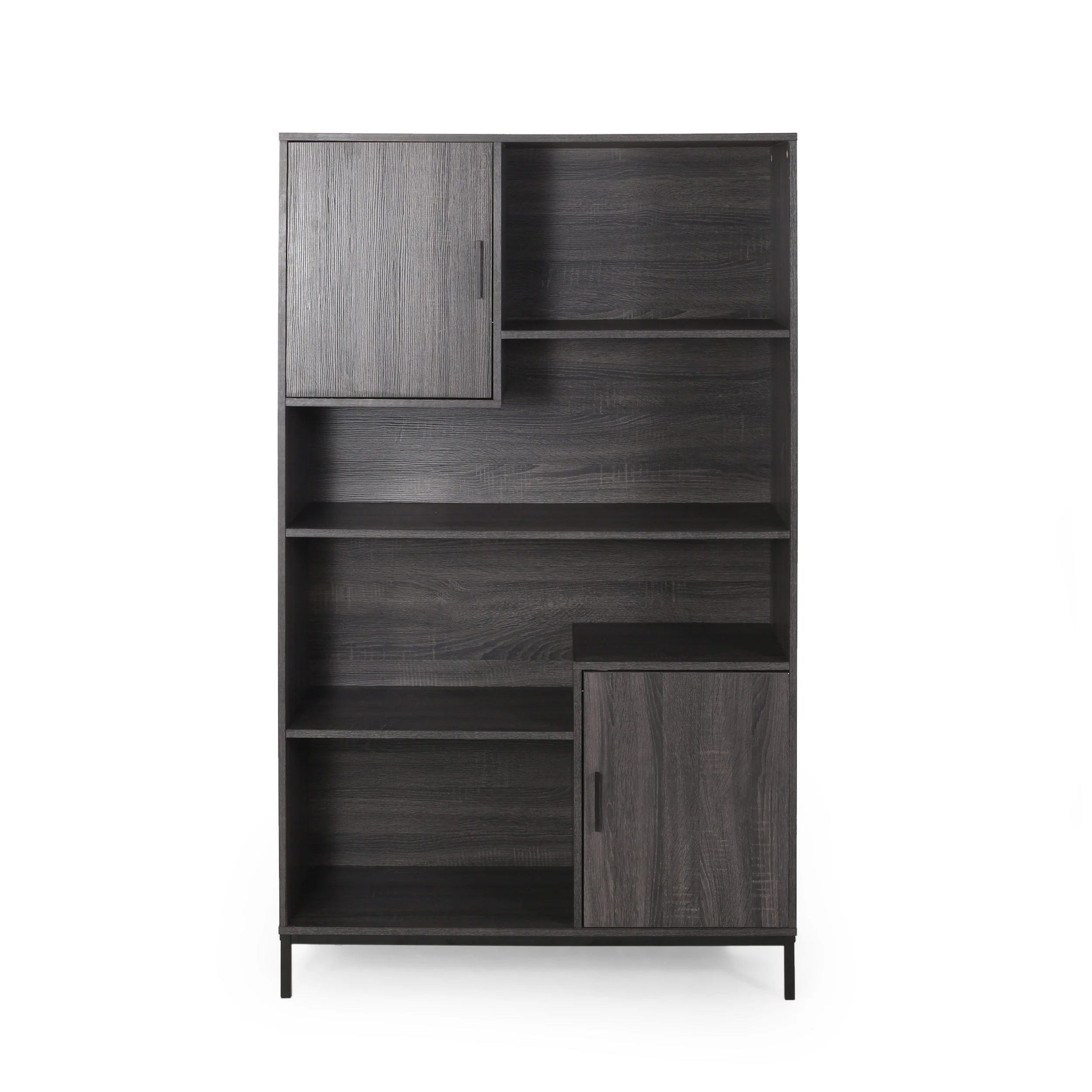 Joaquin Bookcase With Storage Cabinet - furnishings