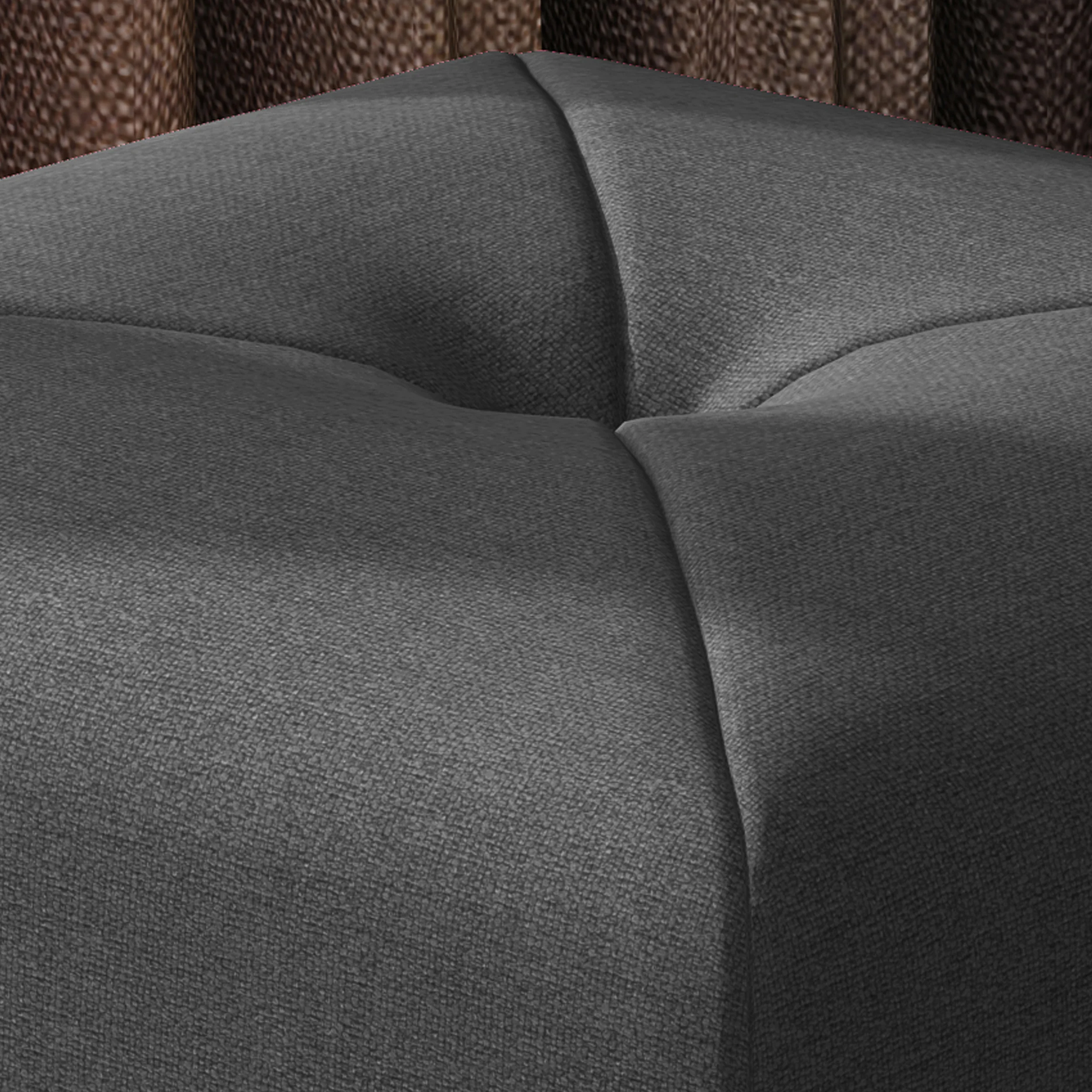 Pantini Modern Button Tufted Club Fabric Upholstered Ottoman - furnishings