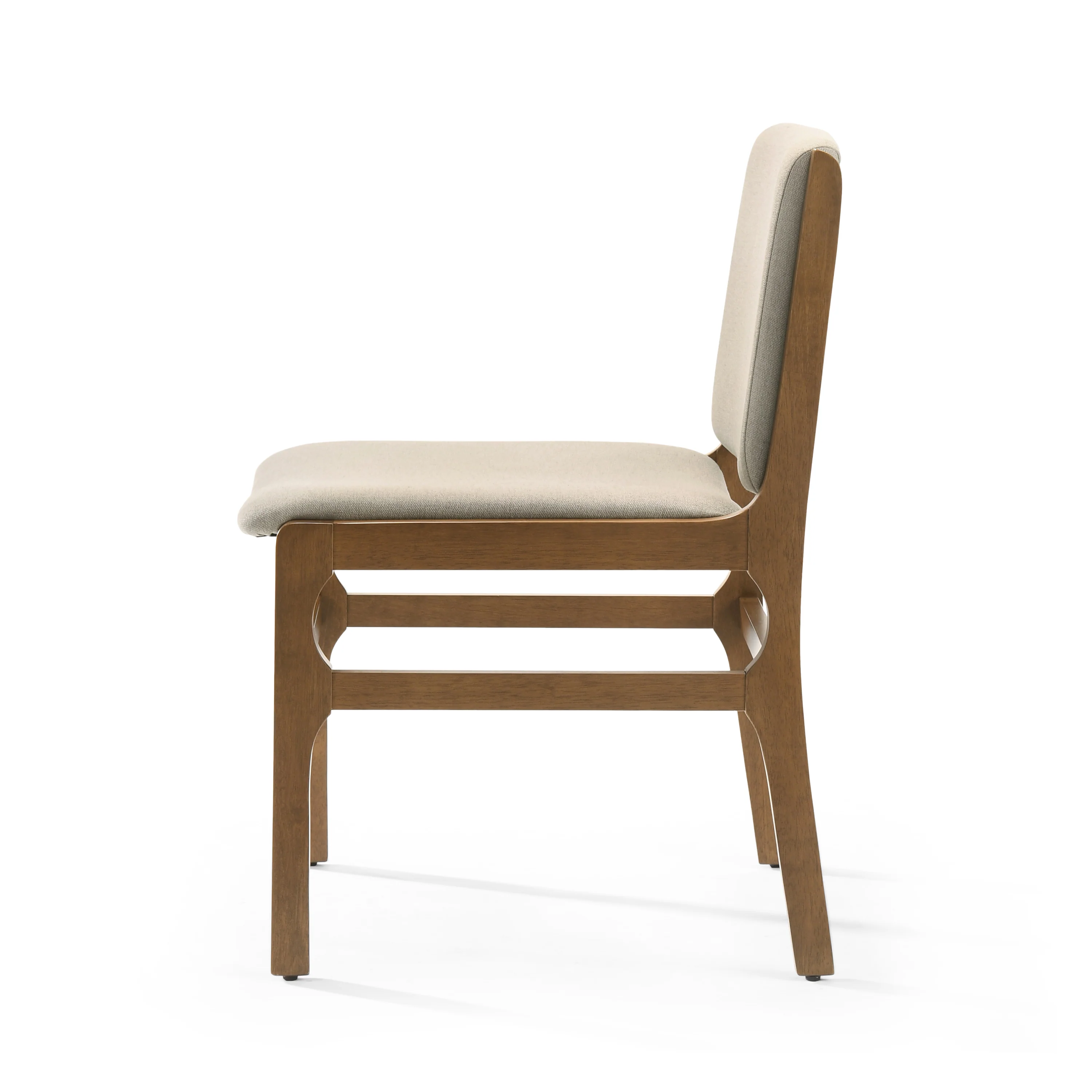 Galtin Contemporary Fabric Upholstered Wood Dining Chairs, Set of 6 - furnishings
