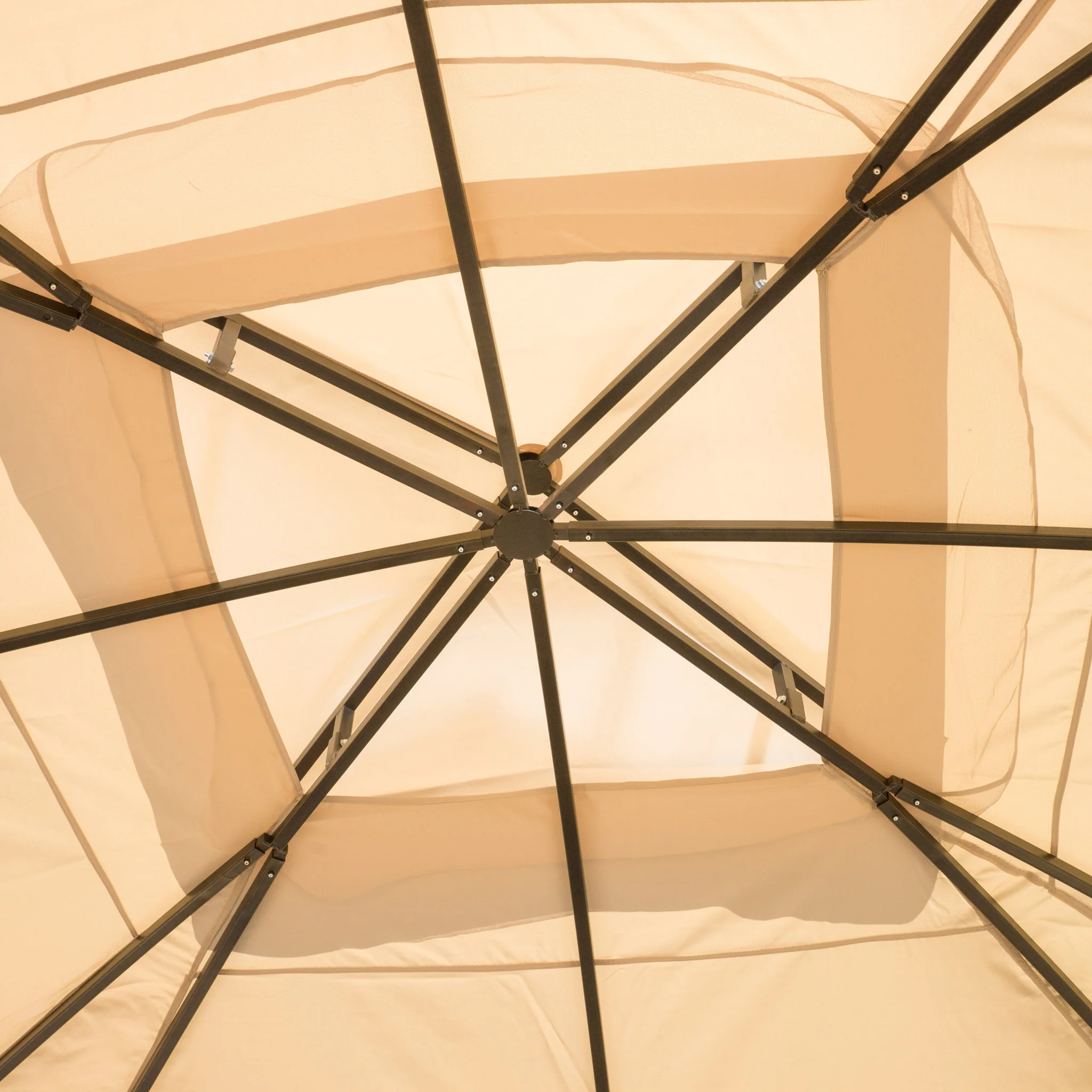 Somerset Outdoor Mosquito Netting 13 x 13 Foot Gazebo - furnishings