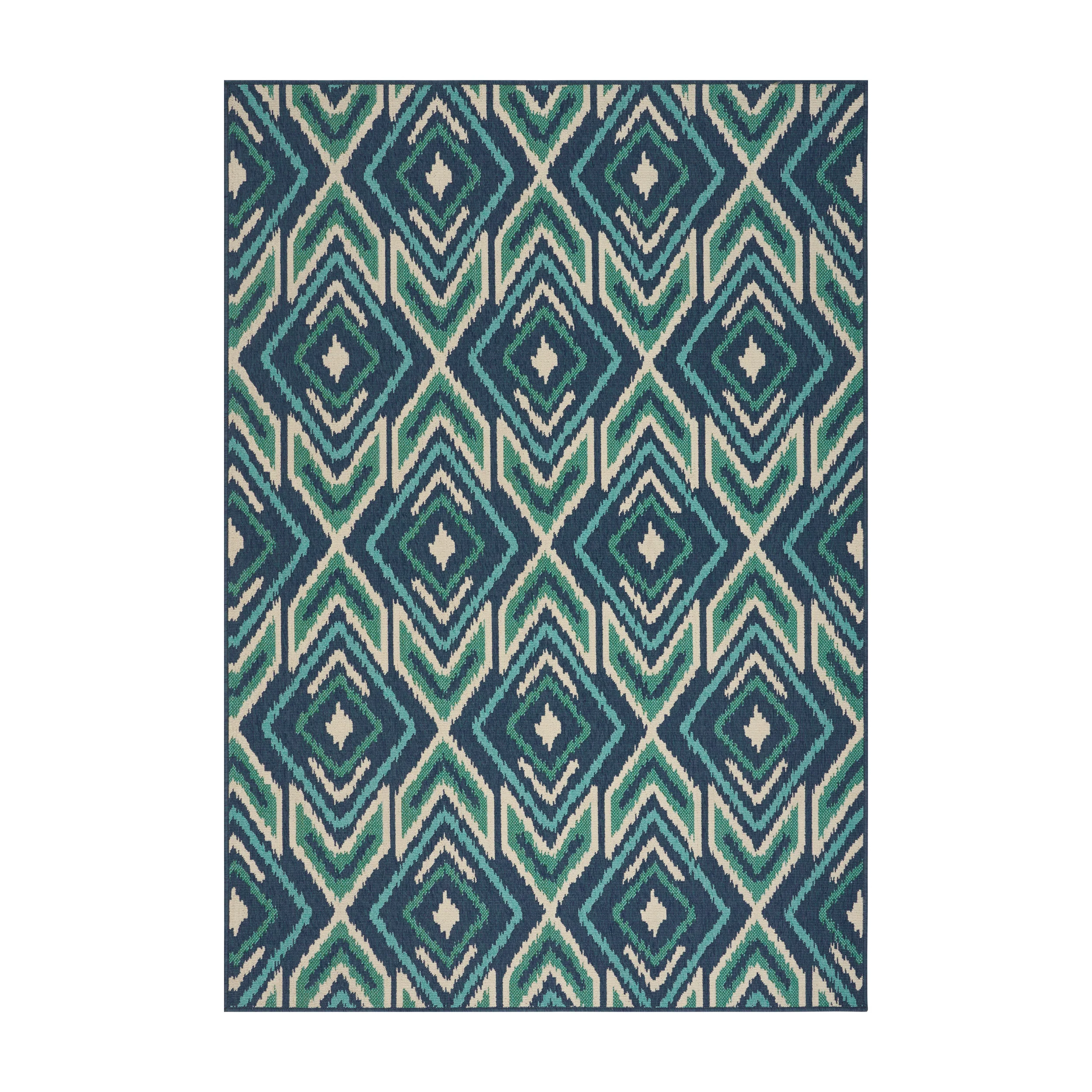 Heather Outdoor Geometric Area Rug - furnishings