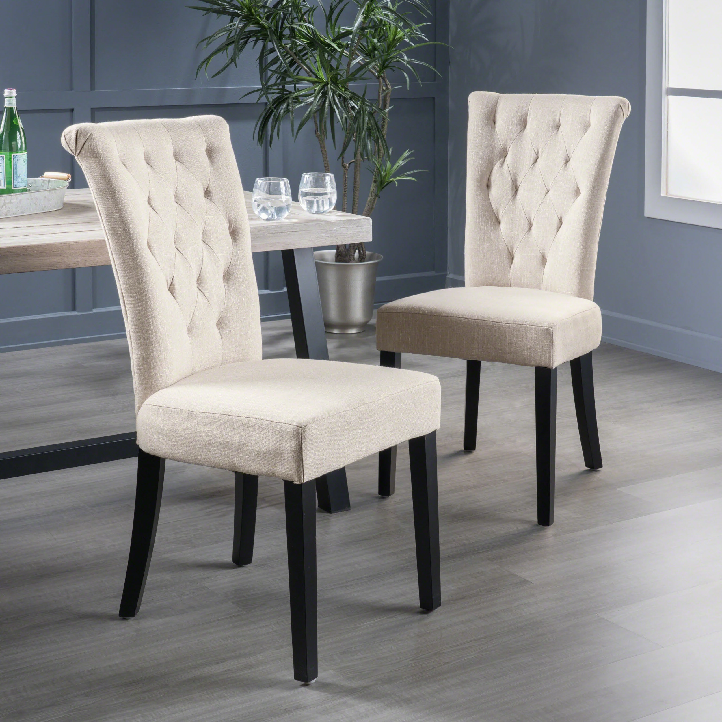 Paulina Fabric Dining Chairs (Set of 2) - furnishings