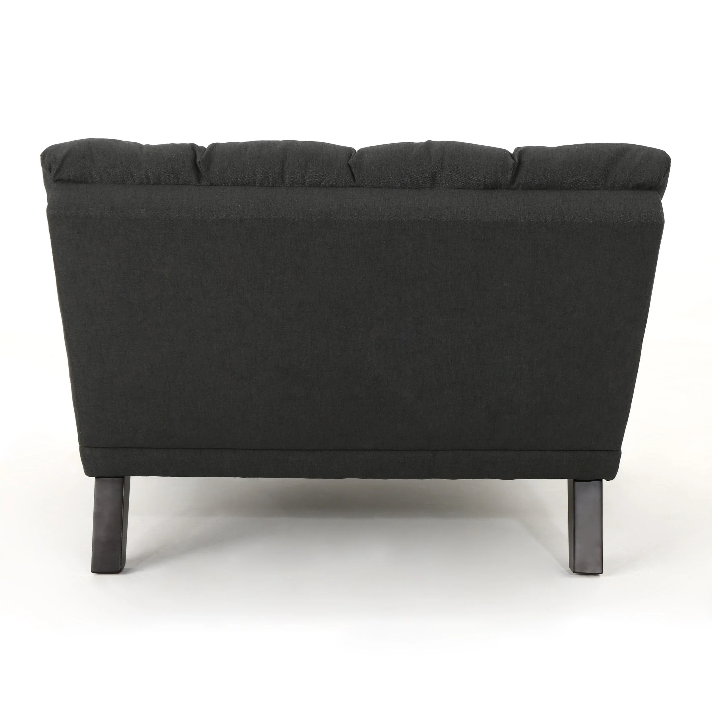 Olympia Modern Tufted Fabric Double Chaise Lounge - furnishings