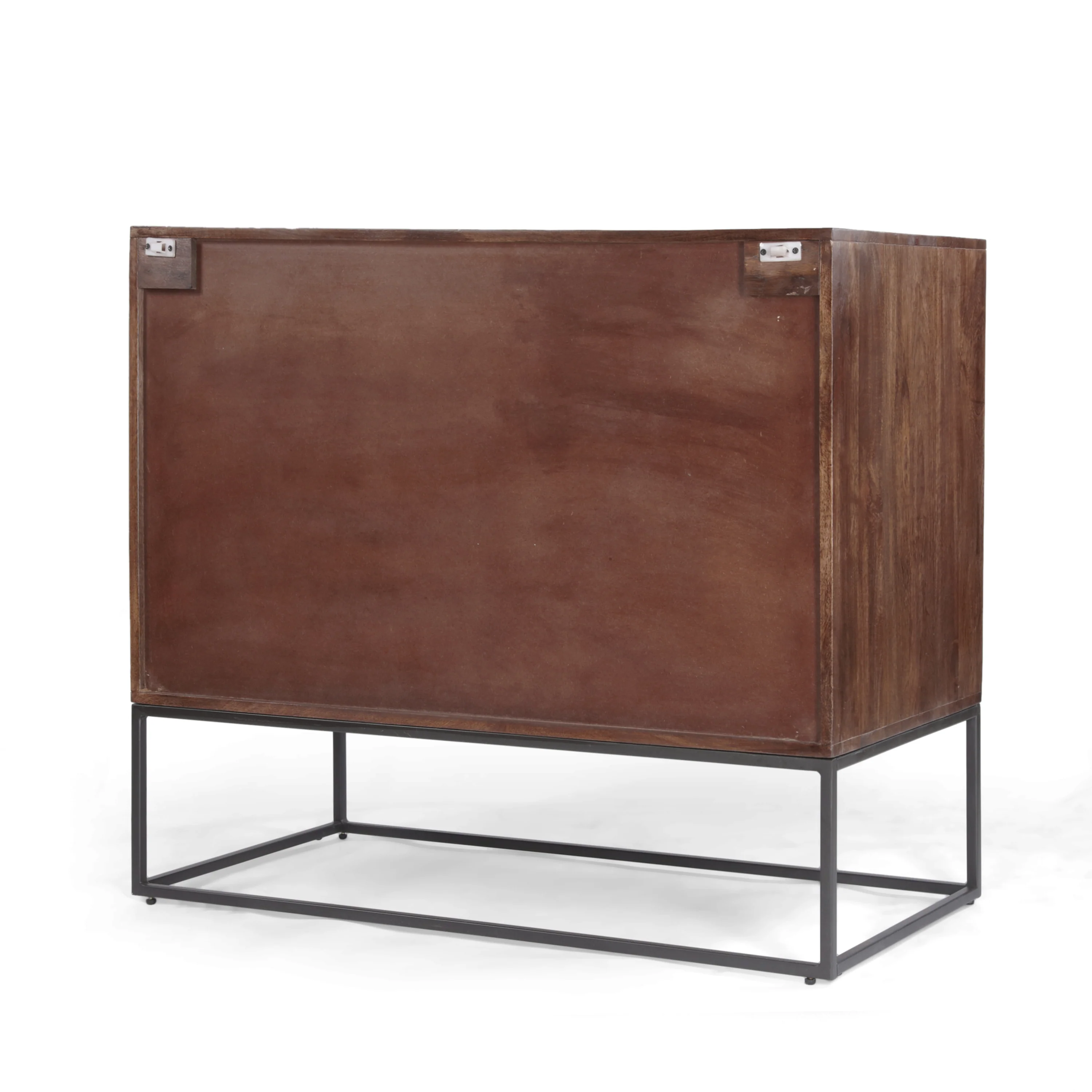 Upson Handcrafted Boho Mango Wood 2 Door Sideboard - furnishings