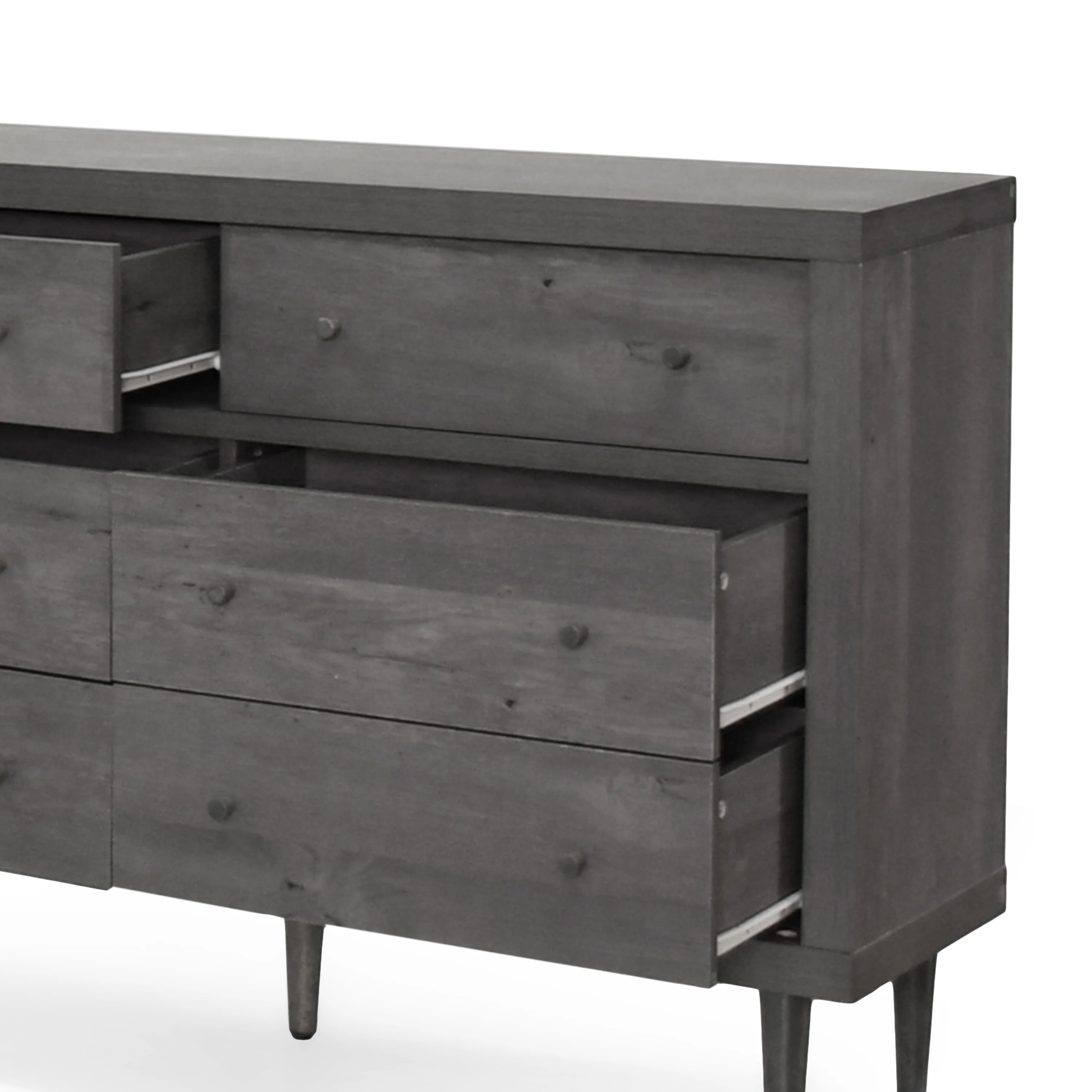 Farhart Mid Century Modern 6 Drawer Double Dresser - furnishings