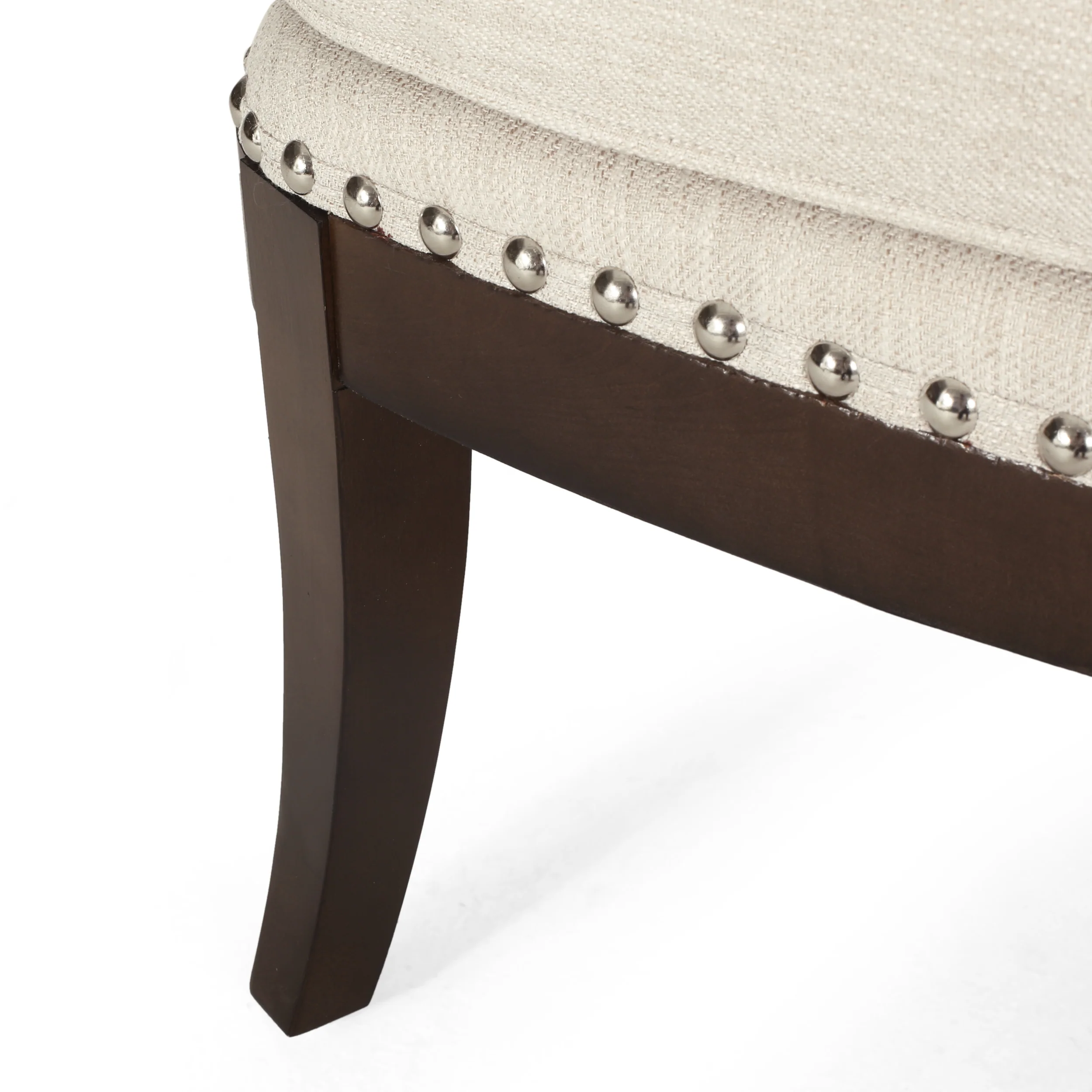 Jett Contemporary Upholstered Accent Chair with Nailhead Trim - furnishings