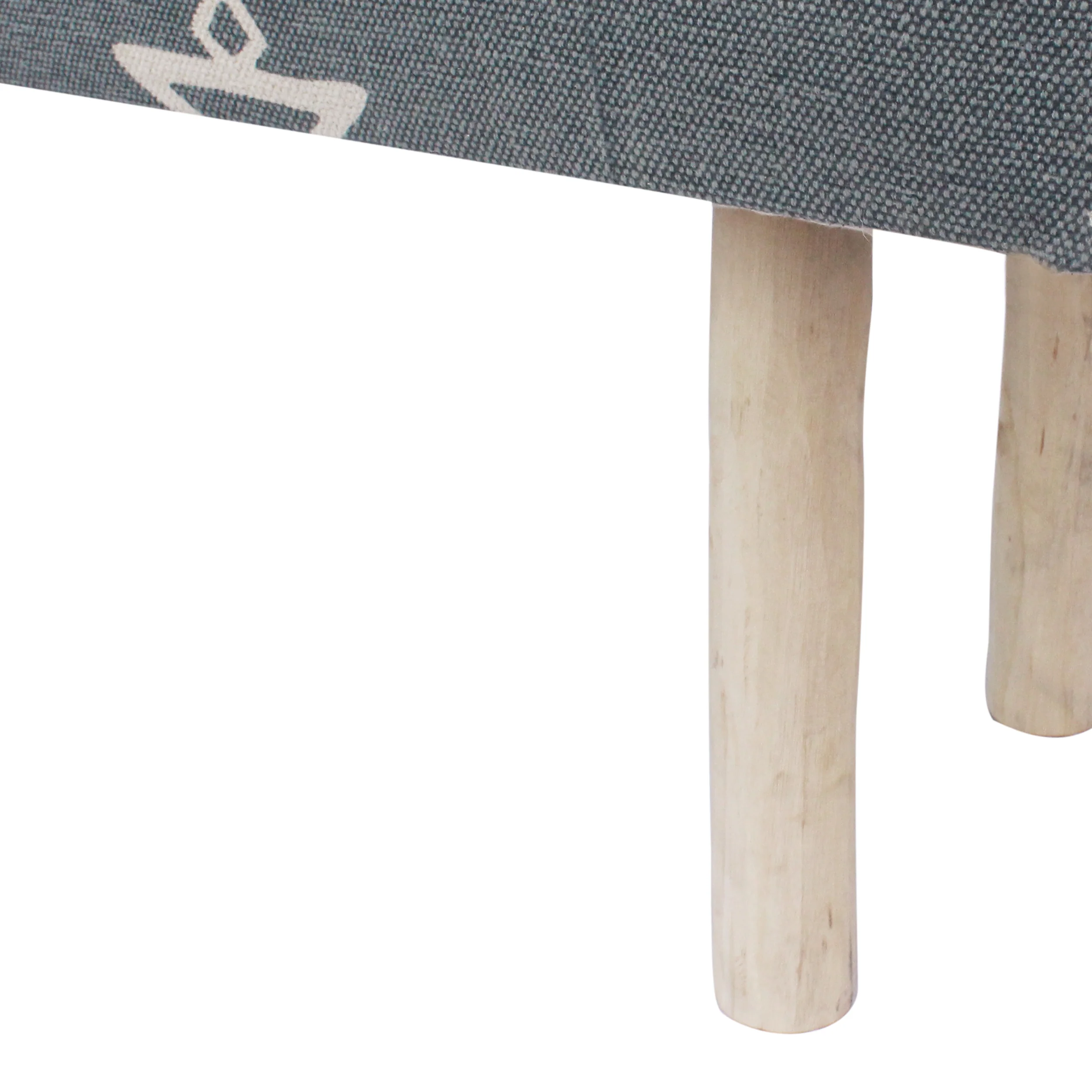Carrera Handcrafted Boho Rectangular Fabric Bench - furnishings