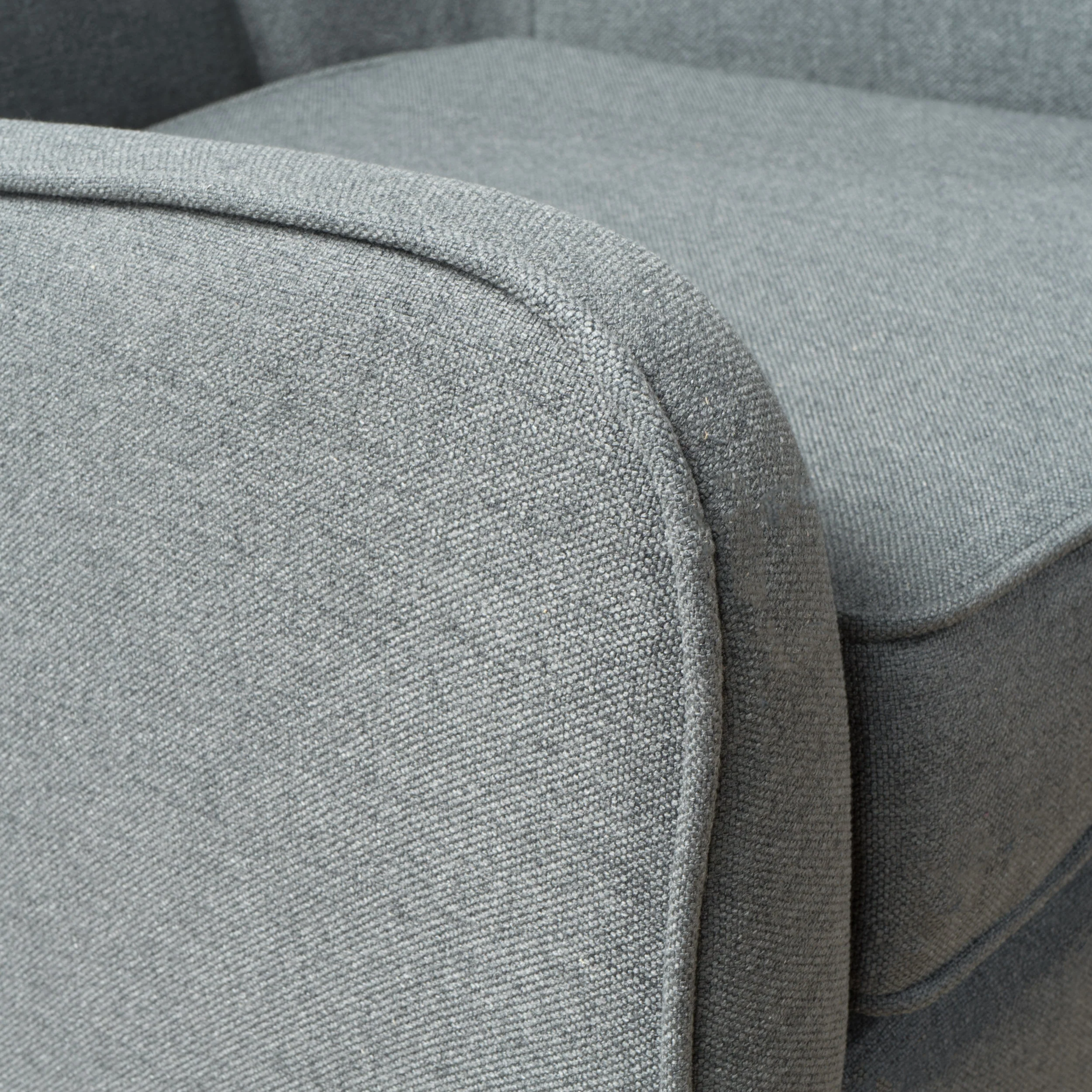 Fontinella Mid Century Tufted Back Fabric Arm Chair - furnishings