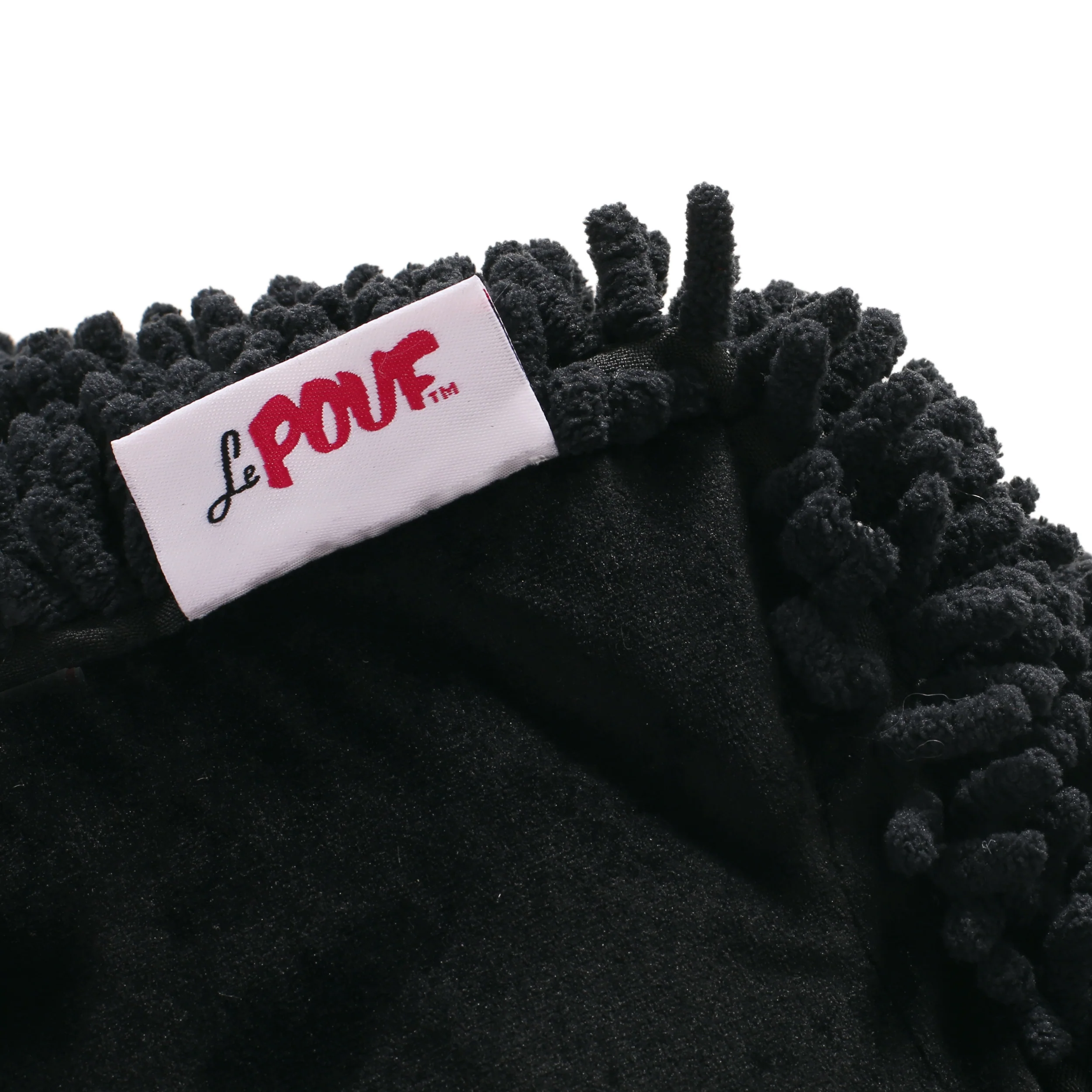 Moloney Modern Microfiber Chenille Square Pouf - furnishings