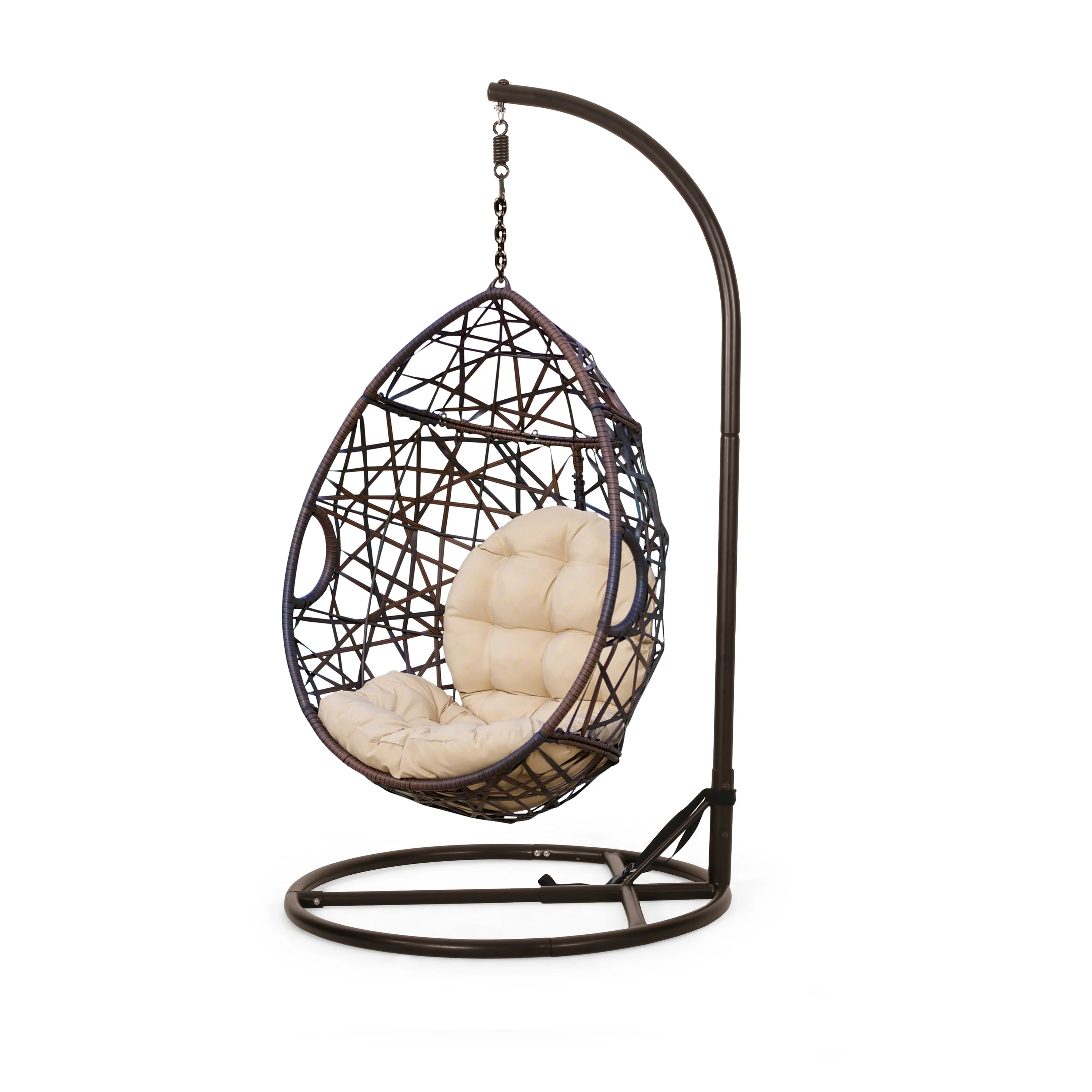 Berkley Outdoor Wicker Hanging Teardrop / Egg Chair - furnishings