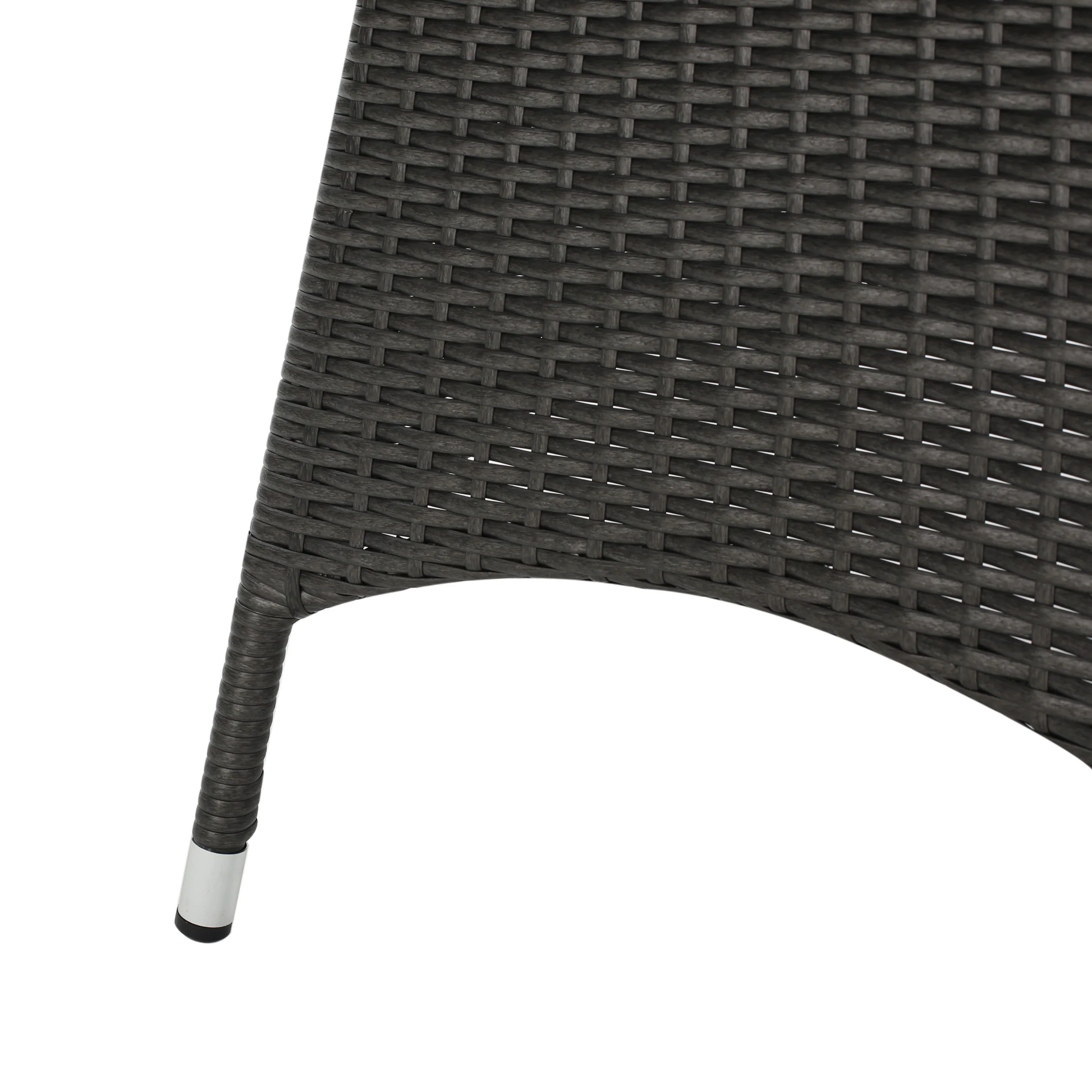 Howard Outdoor 5 Piece Grey Wicker Dining Set - furnishings