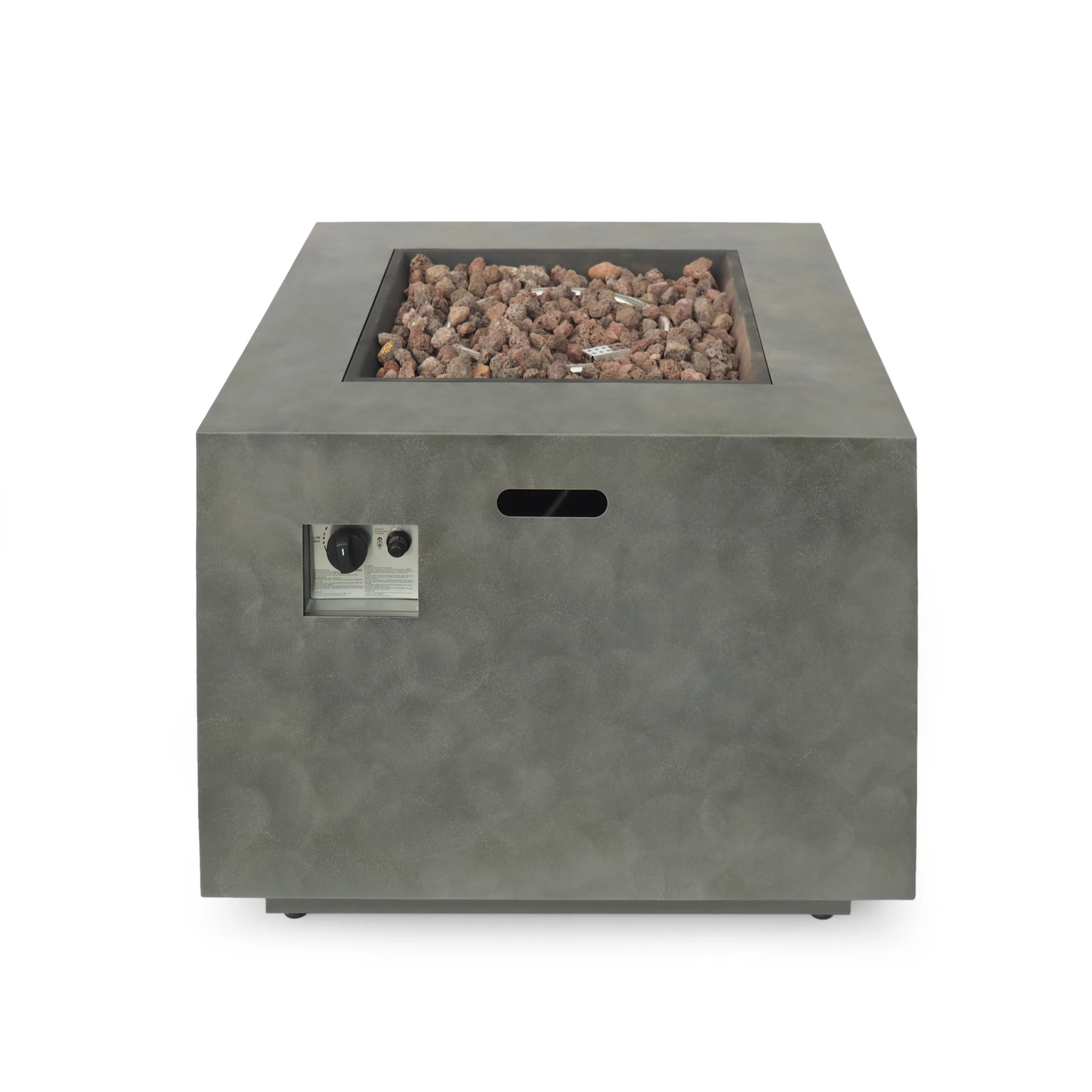 Jasmine Outdoor 33-Inch Square Fire Pit - furnishings