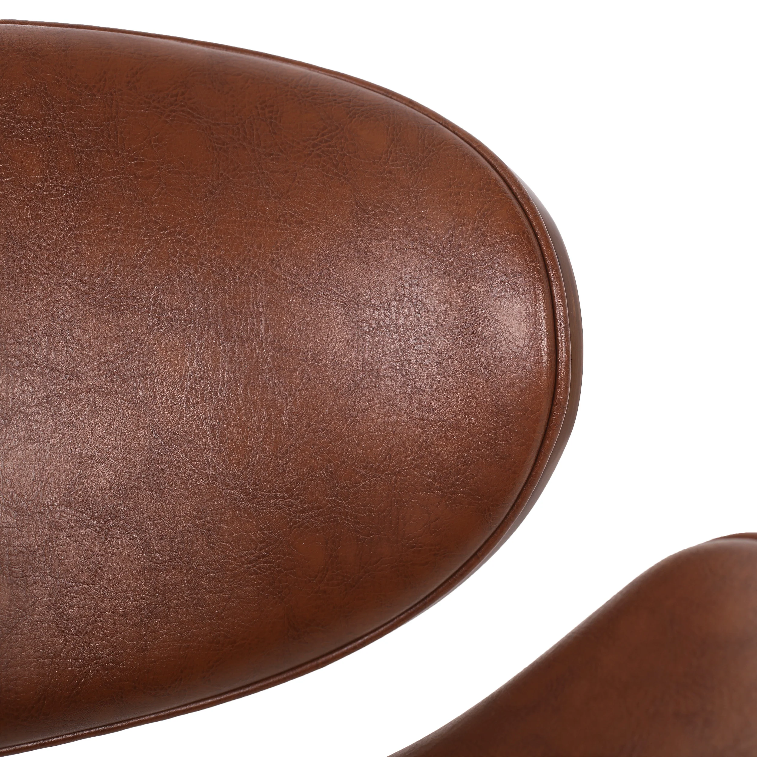 Clyo Mid-Century Modern Upholstered Swivel Office Chair - furnishings