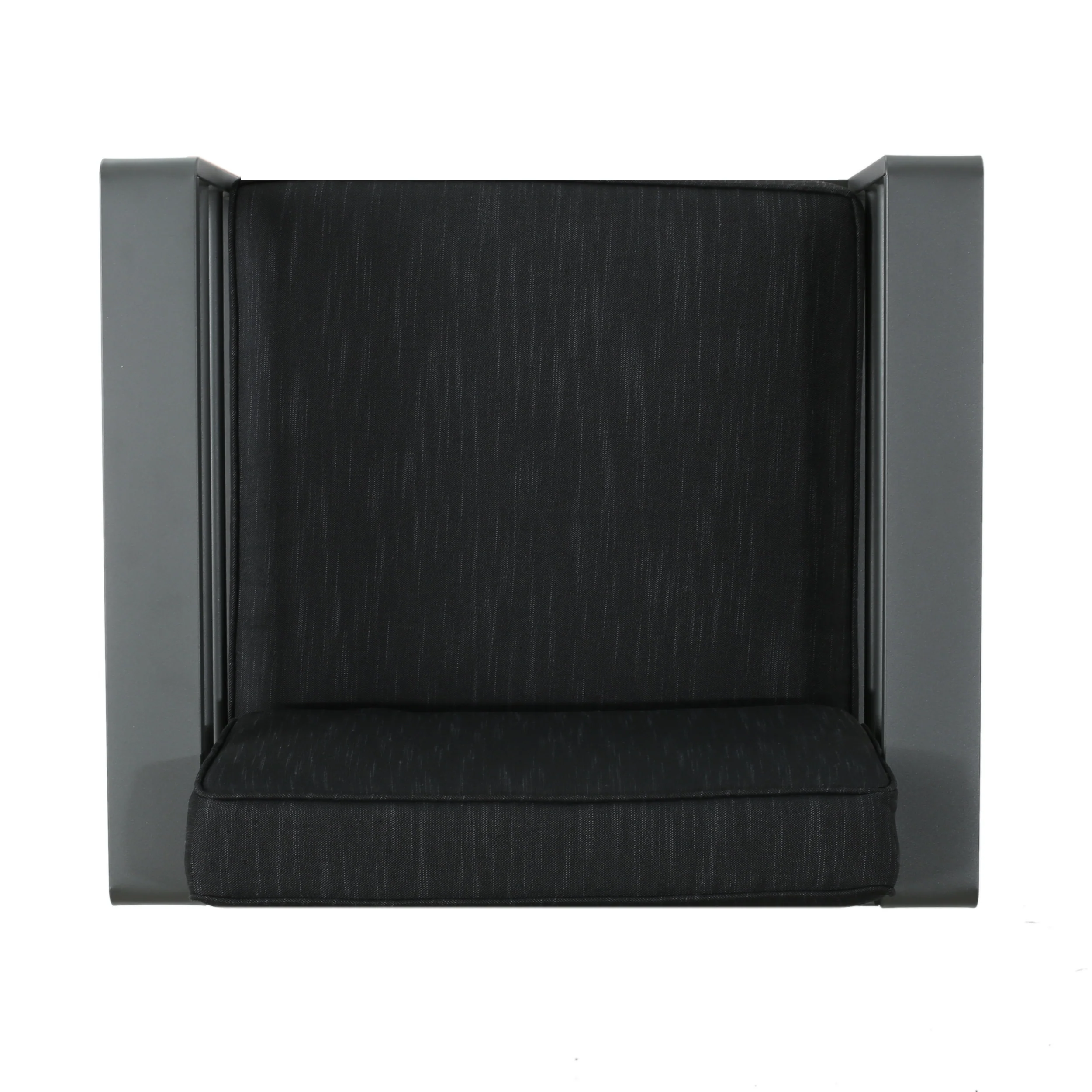 Coral Bay Outdoor Gray Aluminum 7 Piece Sofa Chat Set with Fire Table - furnishings