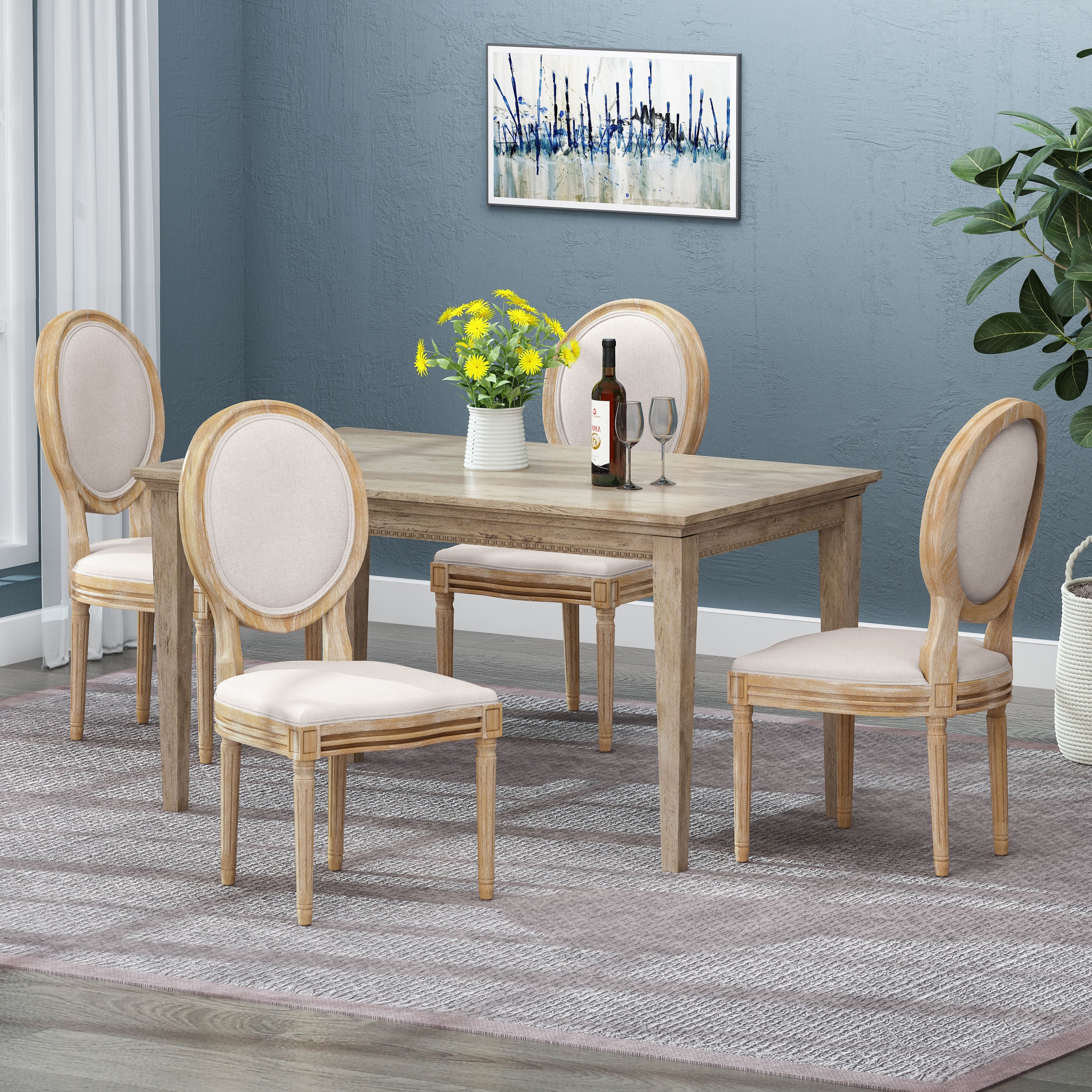 Lariya French Country Dining Chairs (Set of 4) - furnishings