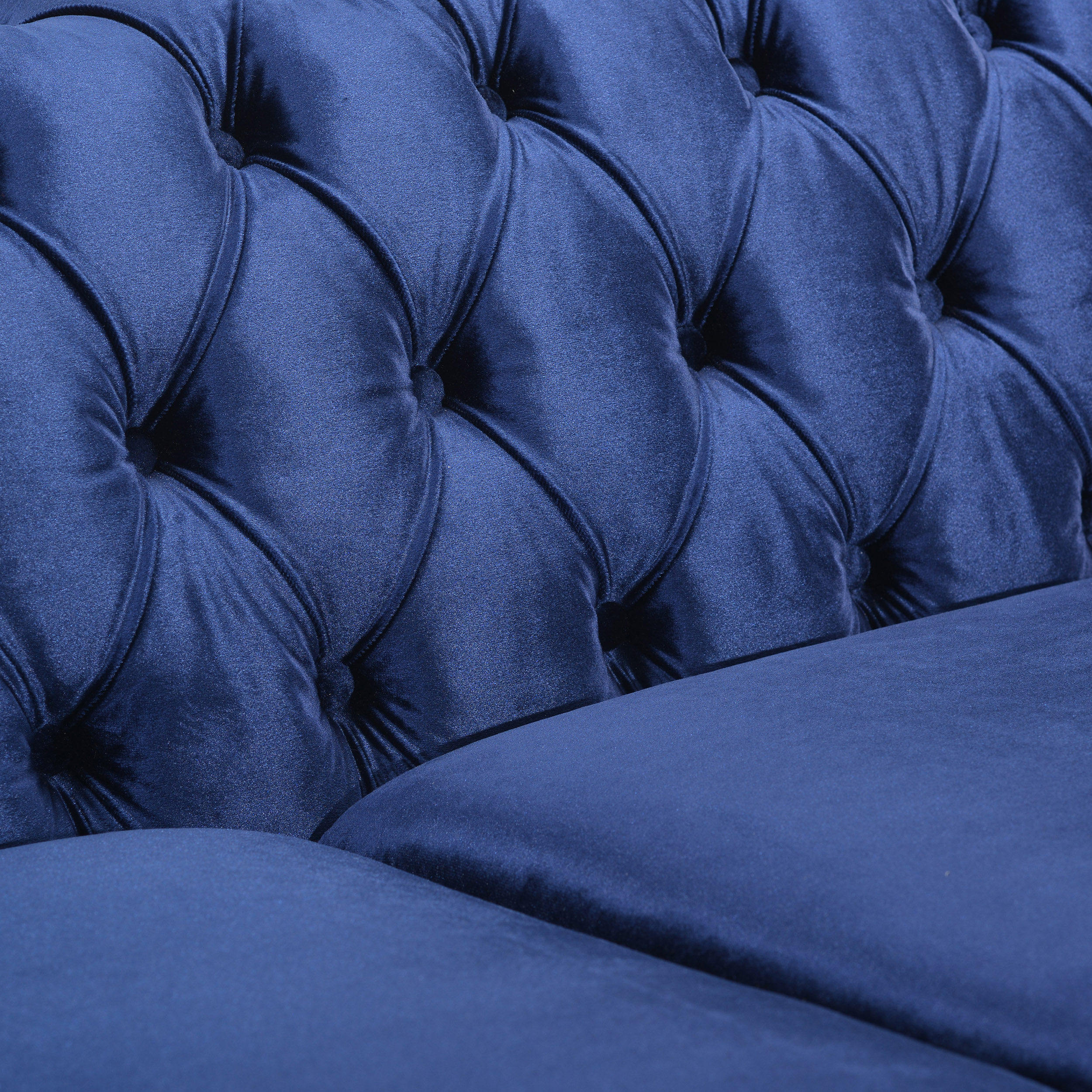 Zyiere Tufted Chesterfield 3 Seater Sofa - furnishings