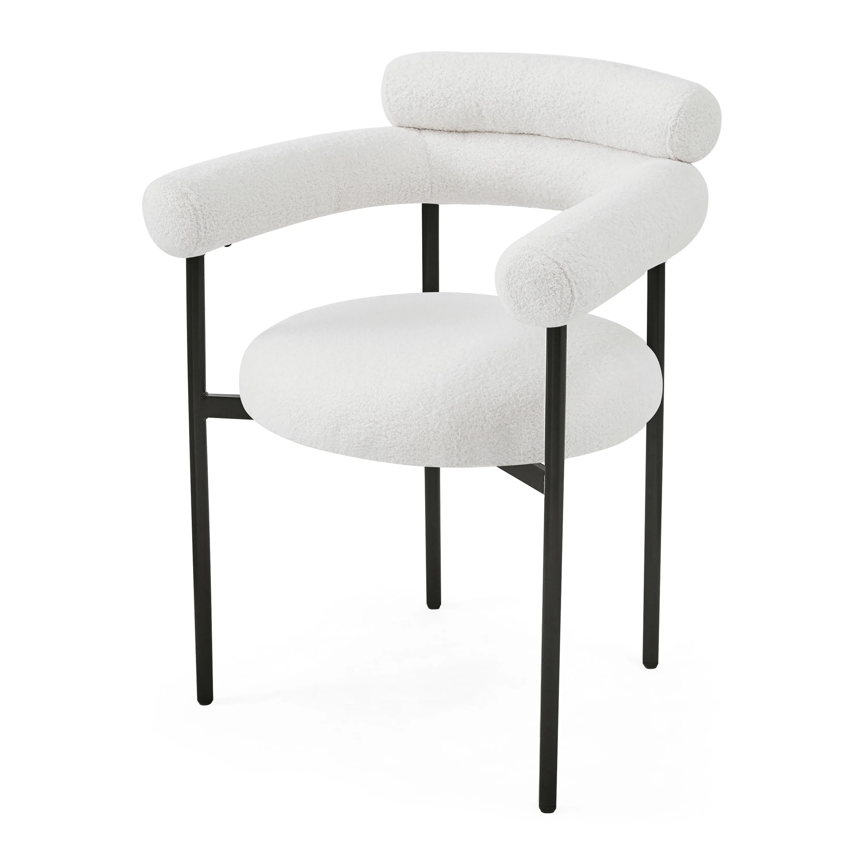 Jornic Modern Arm Upholstered Dining Chair - furnishings