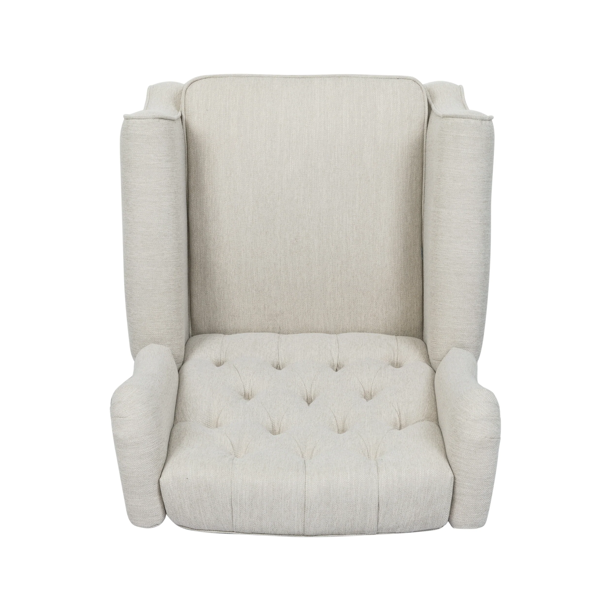 Breyon Contemporary Tufted Fabric Push Back Recliner - furnishings