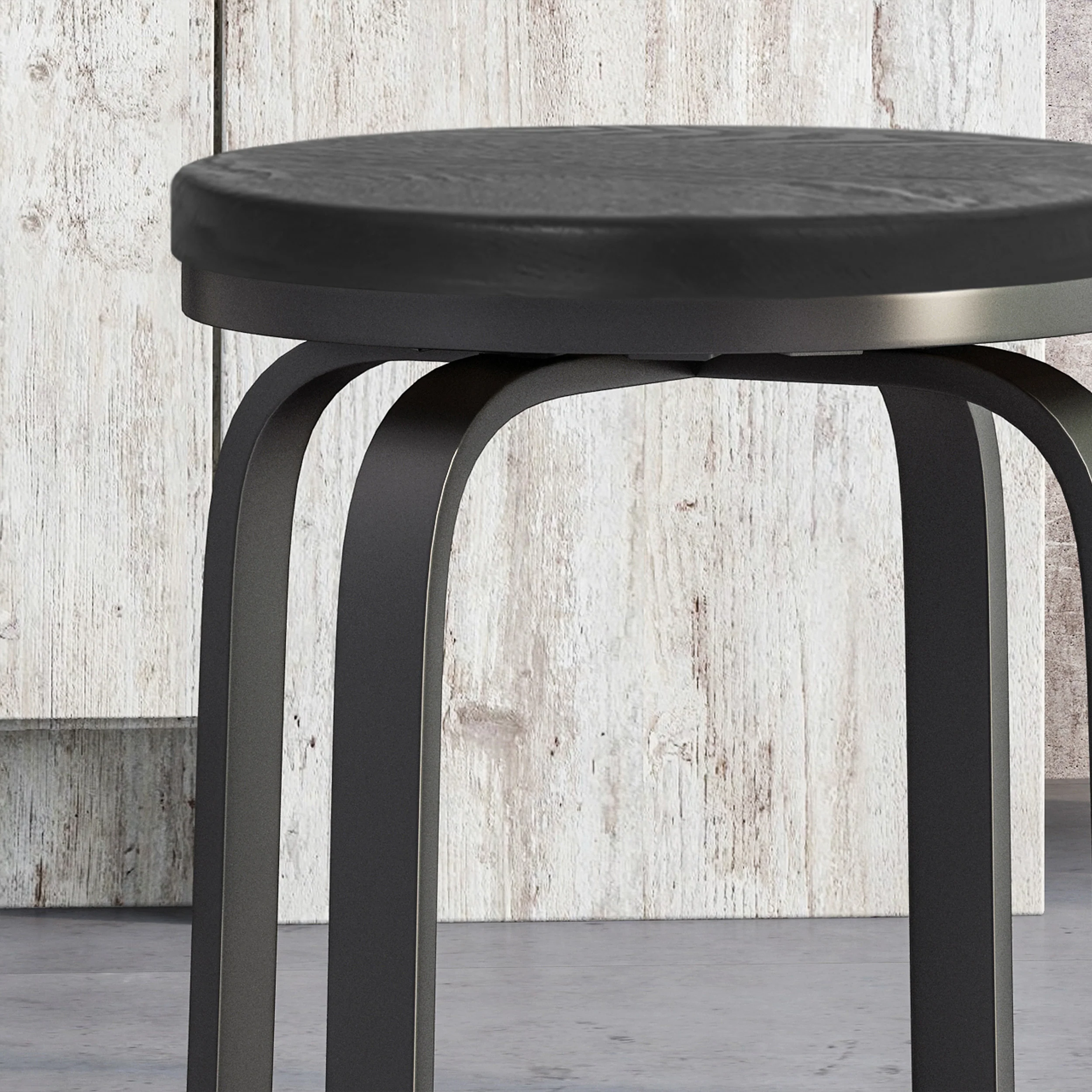 Cassum Modern Industrial Swiveling Counter Stool (Set of 2) - furnishings