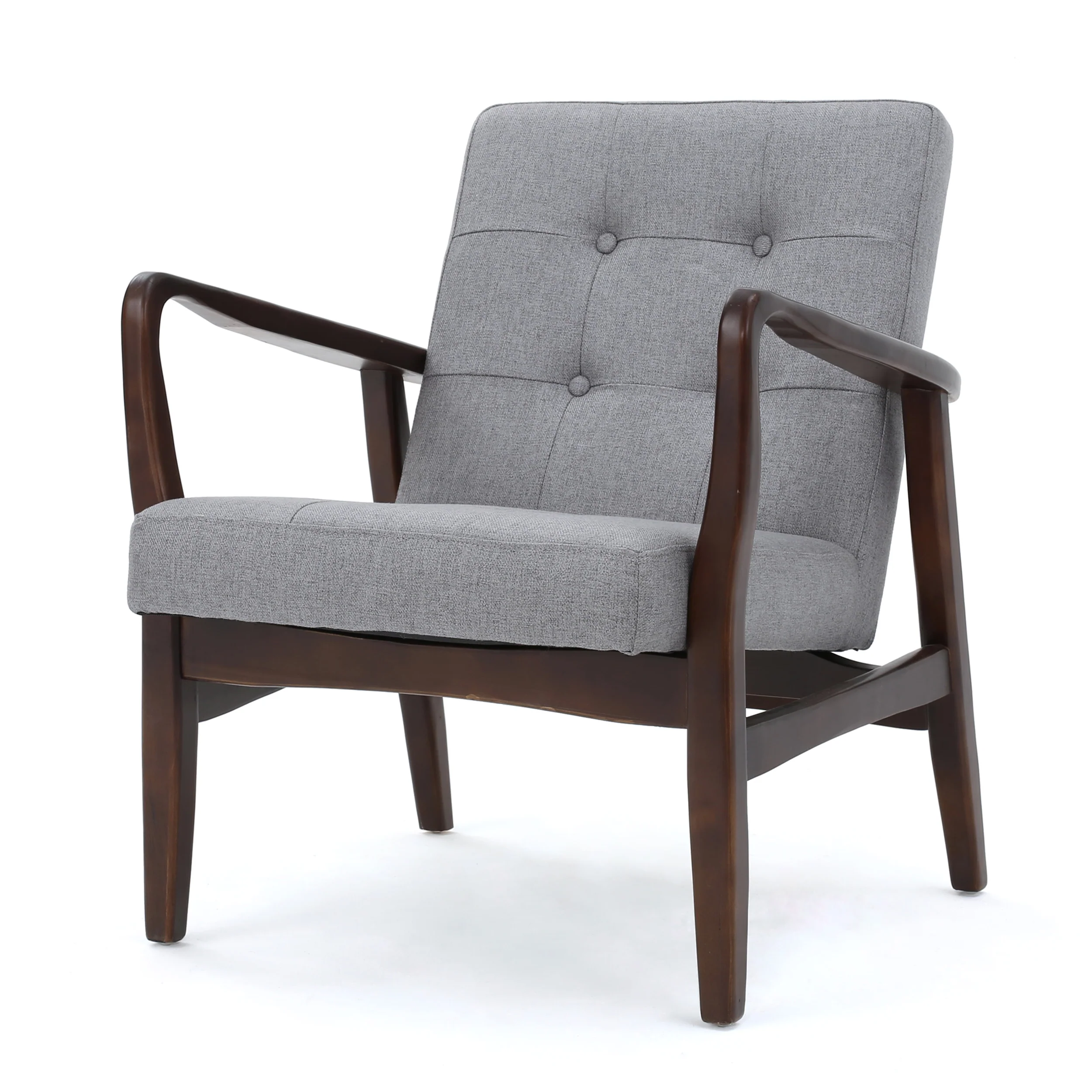 Gunther French-Style Contemporary Fabric Club Chair - furnishings