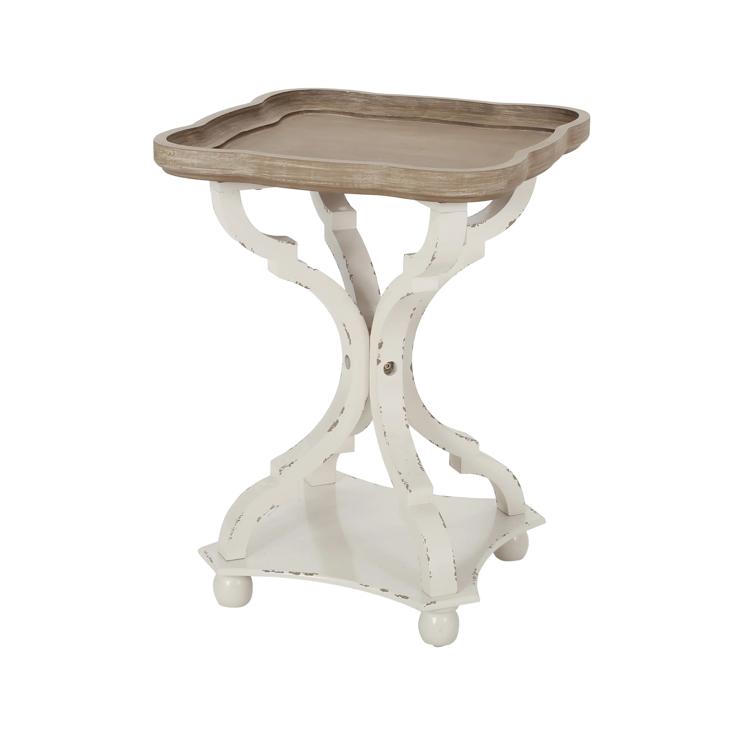 Dianelly French Country Accent Table with Square Top - furnishings