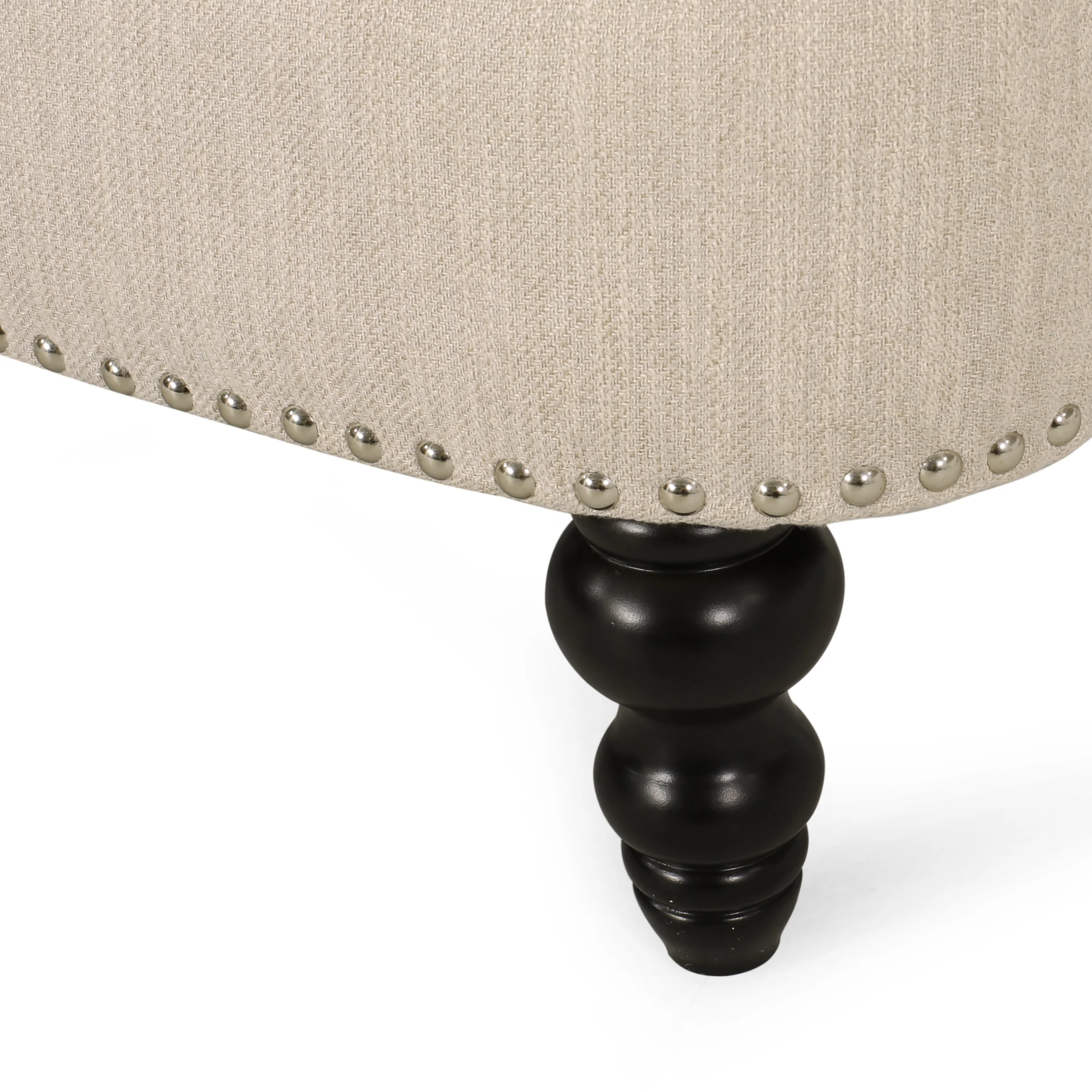 Elspeth Contemporary Deep Tufted Sofa with Nailhead Trim - furnishings