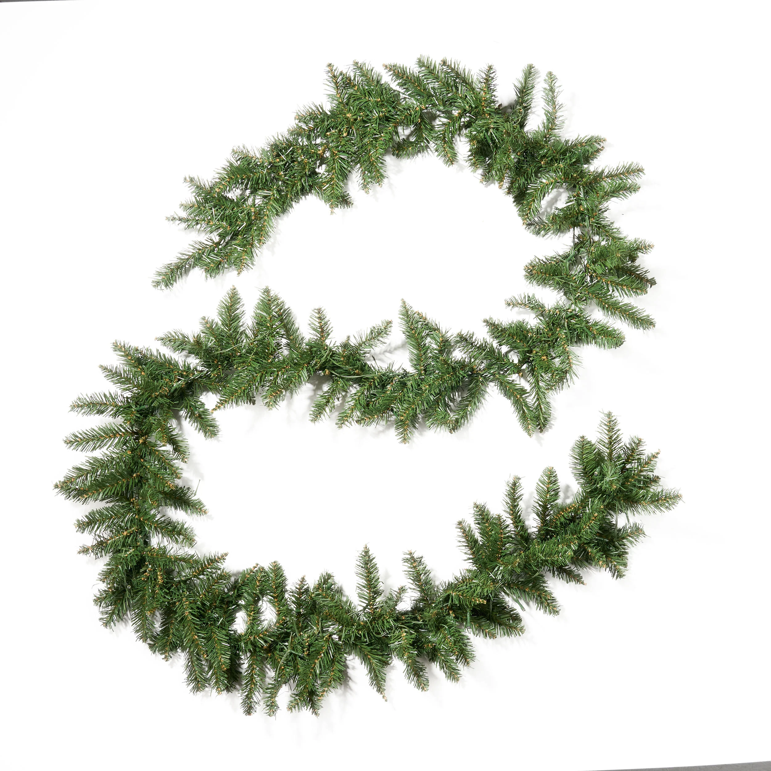 9-foot Norway Spruce Pre-Lit Warm White LED Artificial Christmas Garland - furnishings