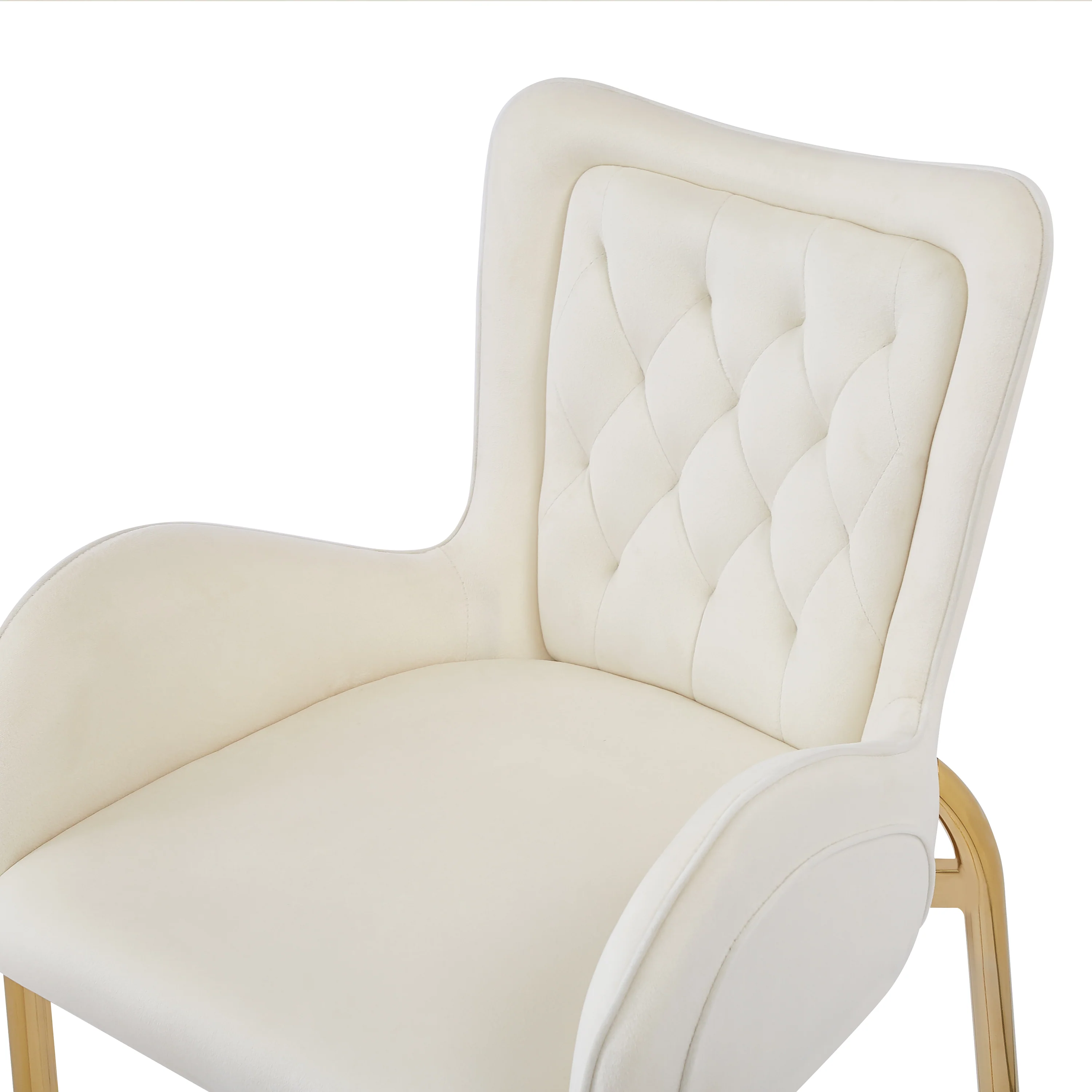 Kilmore Modern Upholstered Cushioned Velvet Counter Stool with Footrest & Tufted Back - furnishings