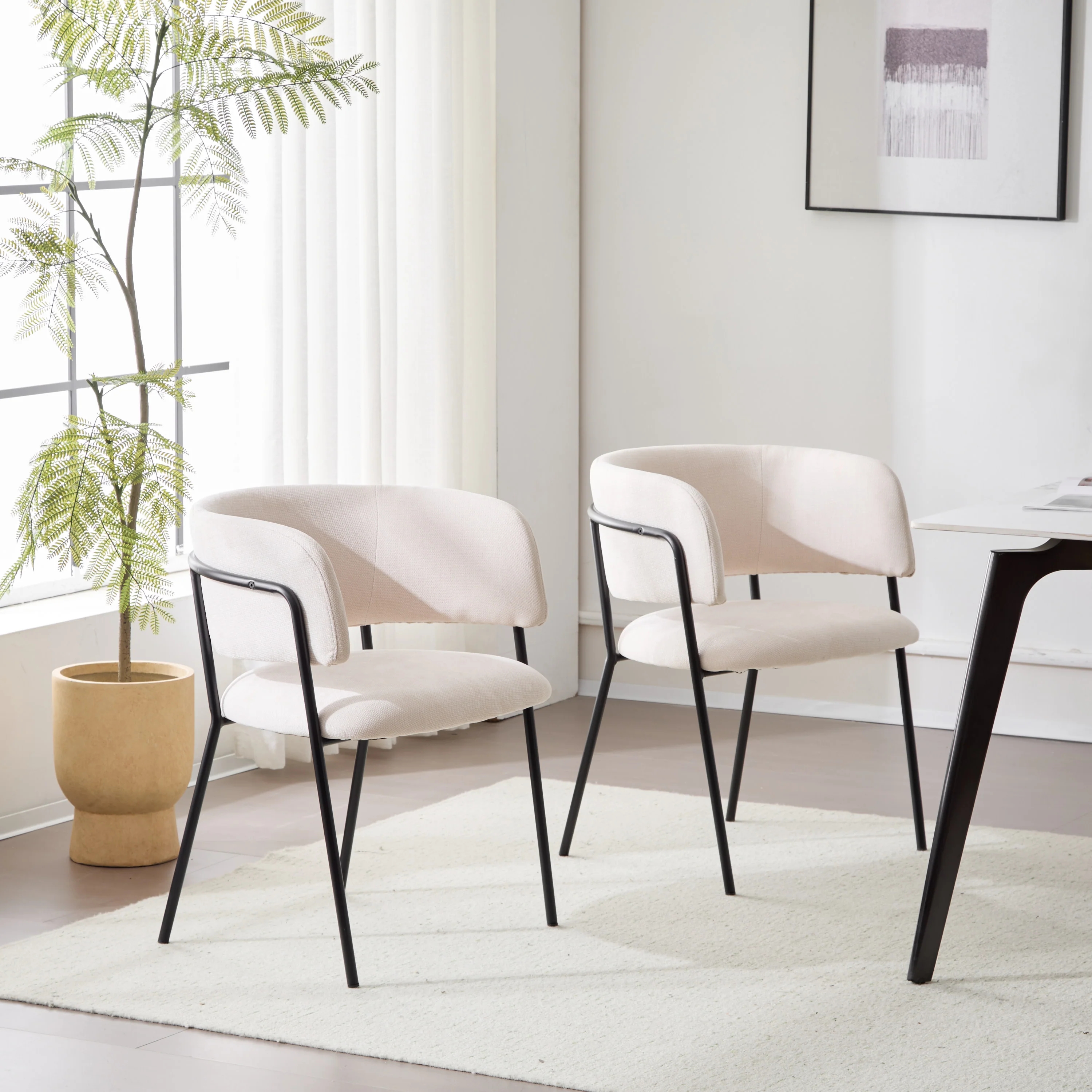 Orsone Modern Upholstered Dining Chairs - furnishings