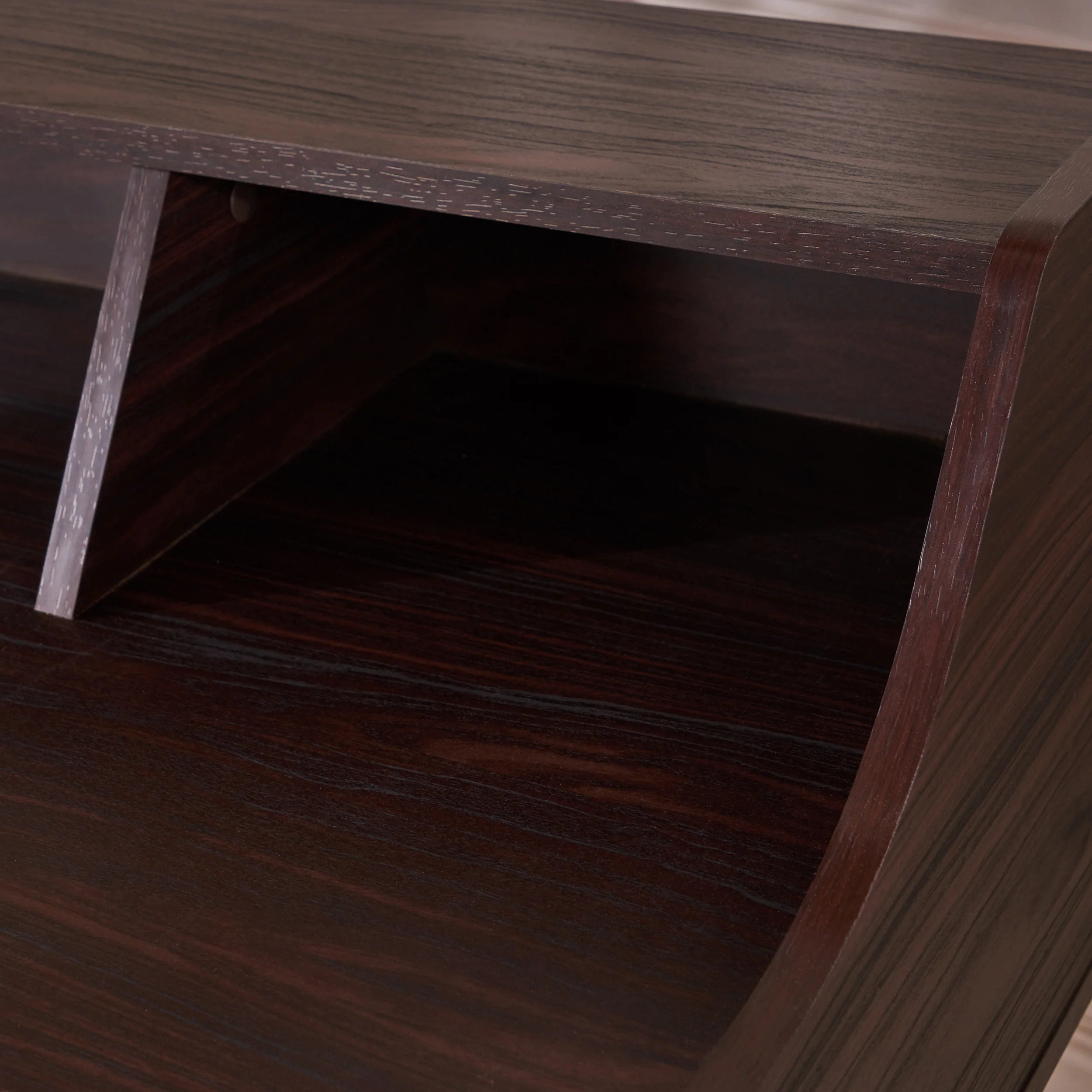 Belinda Mid Century Modern Finished Fiberboard Home Office Desk - furnishings