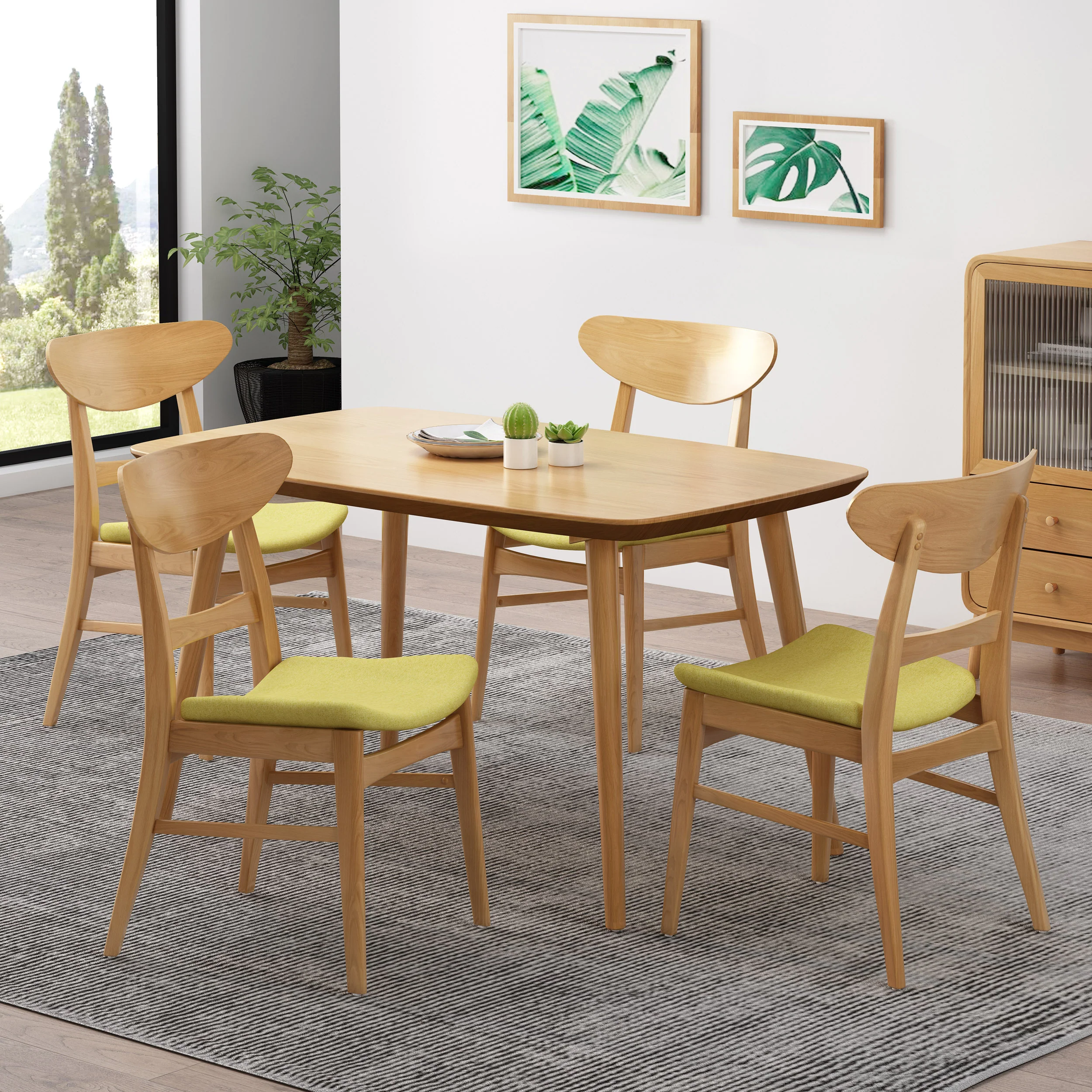 Isador Mid-Century Modern Dining Chairs (Set of 4) - furnishings