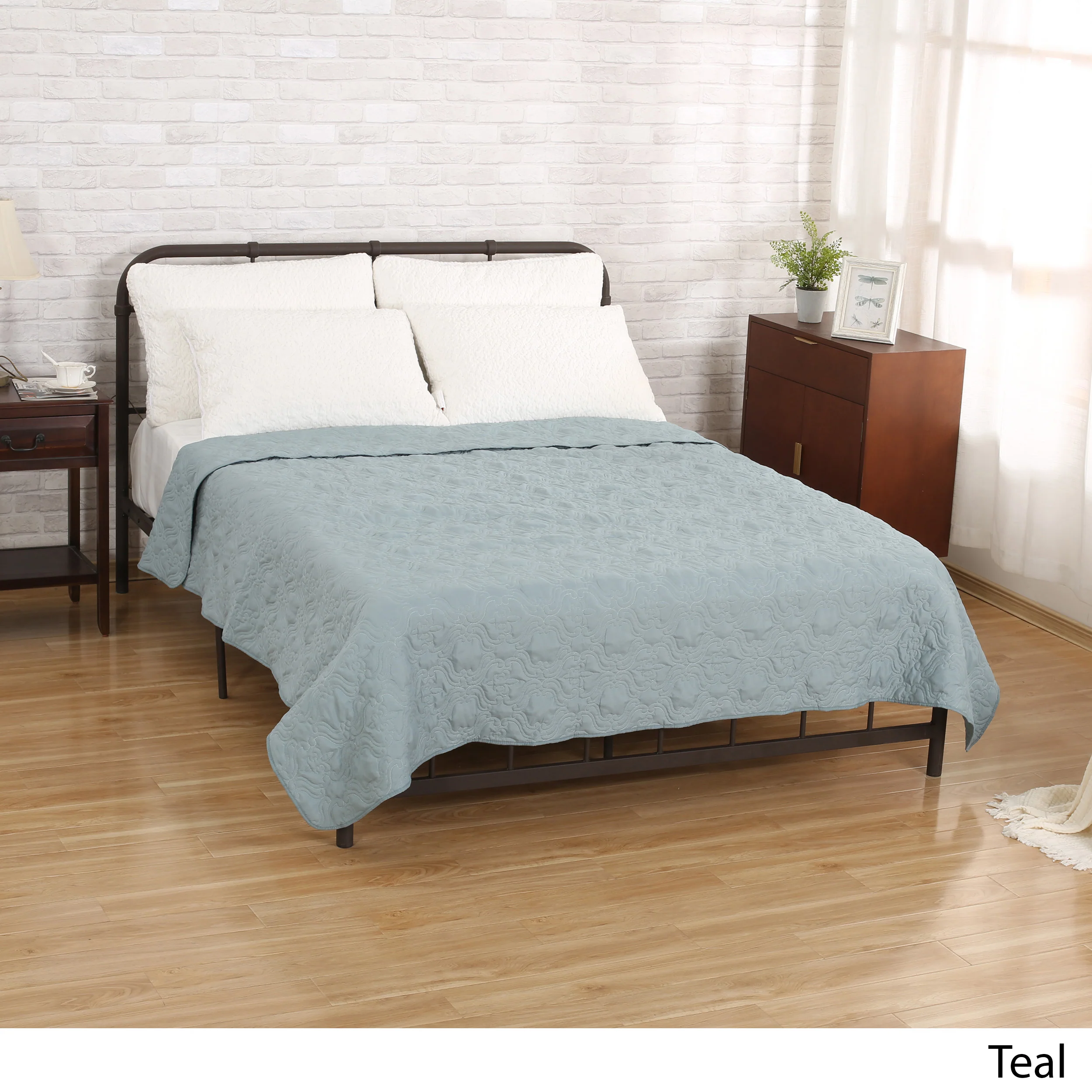 Landyn Double Bed Fabric Quilt - furnishings