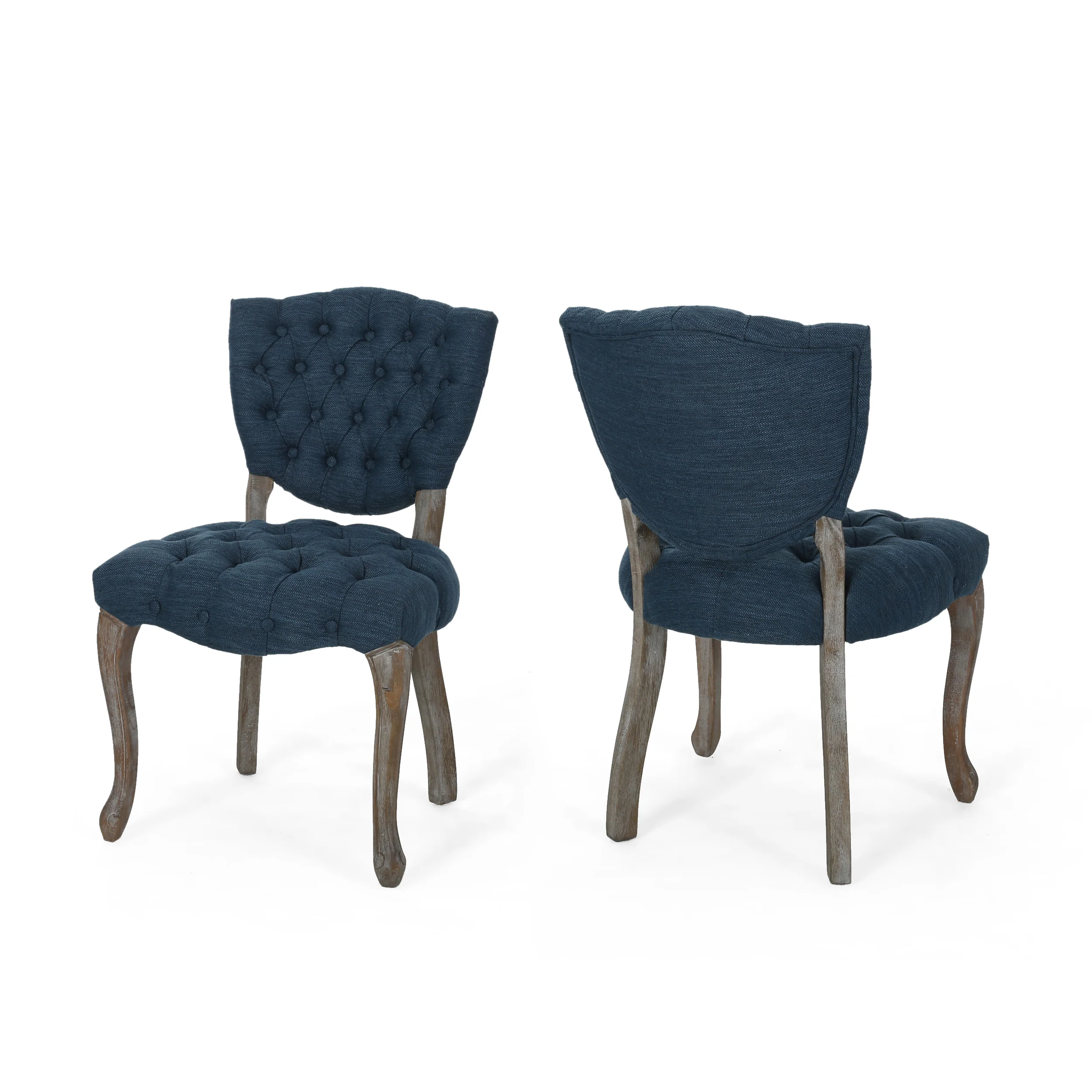 Case Tufted Dining Chair with Cabriole Legs (Set of 2) - furnishings