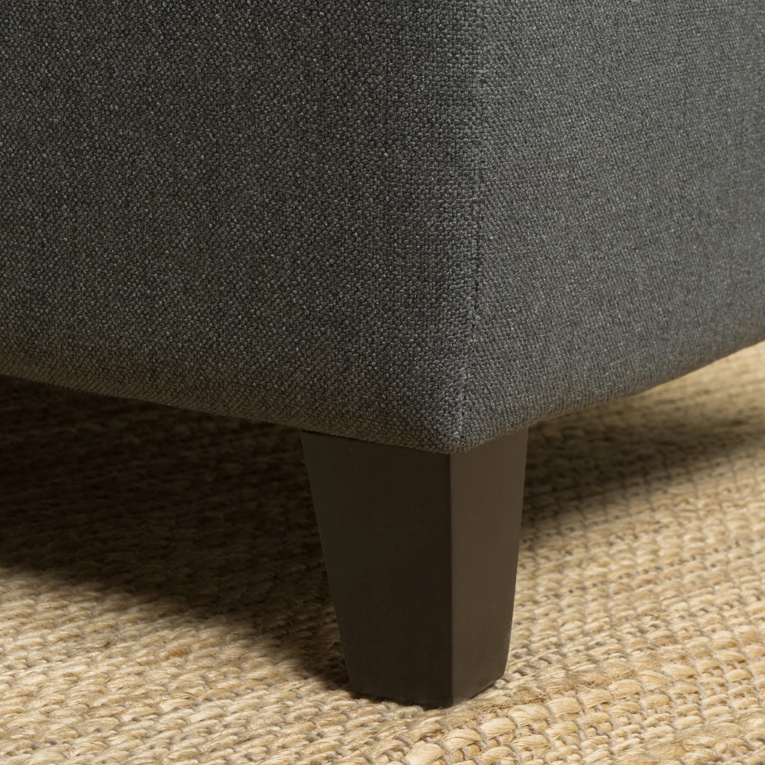 Annis Rectangle Fabric Storage Ottoman Bench - furnishings