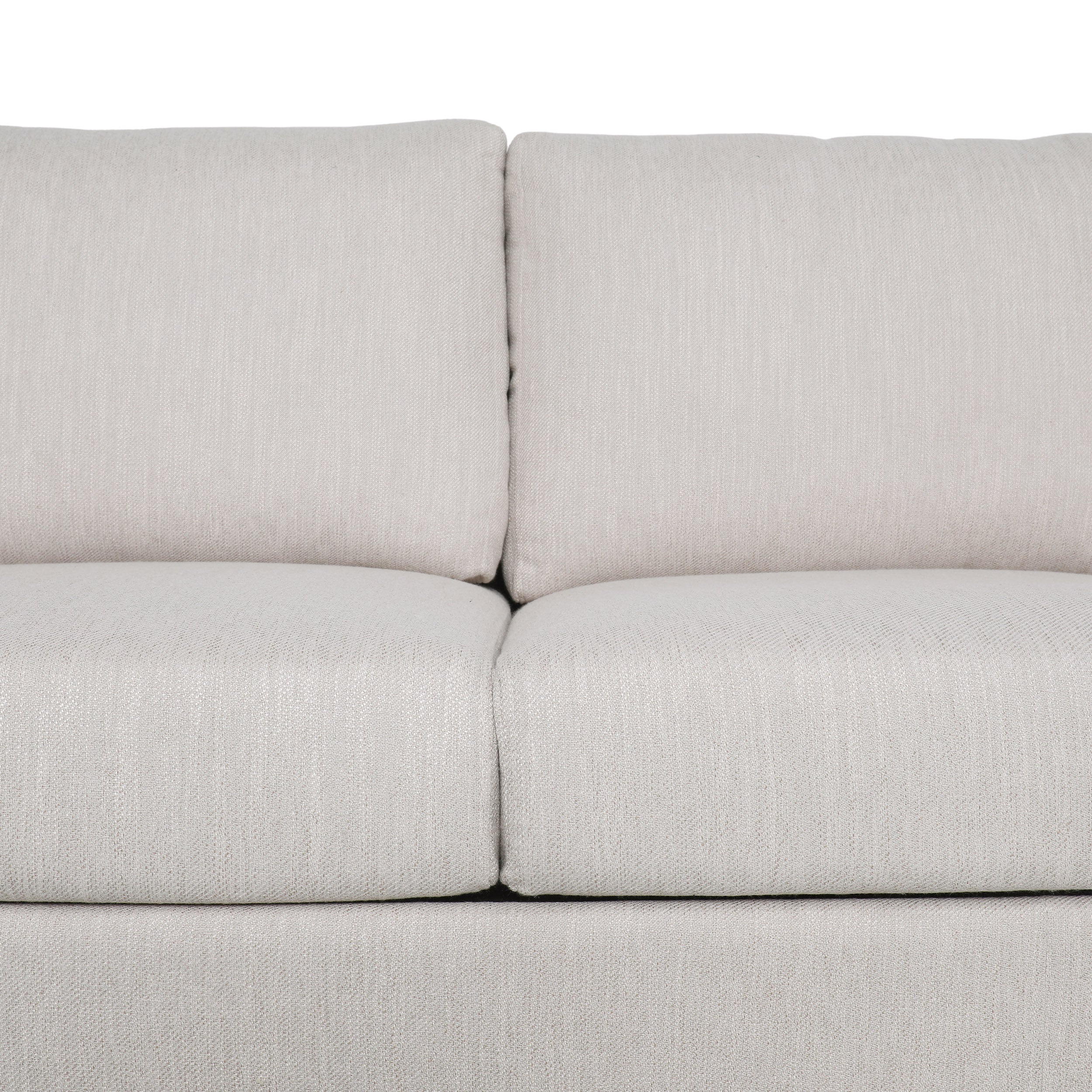 Franz Contemporary 3 Seater Fabric Sofa - furnishings